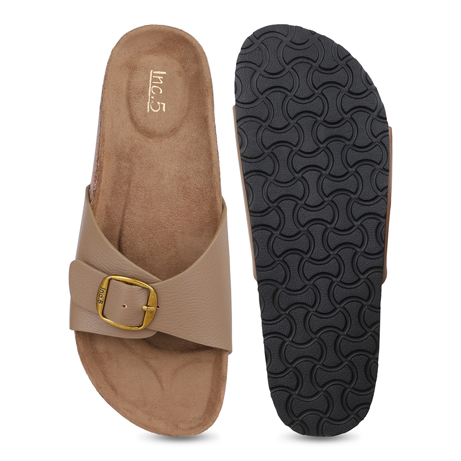 Inc.5 Women Beige Sandals