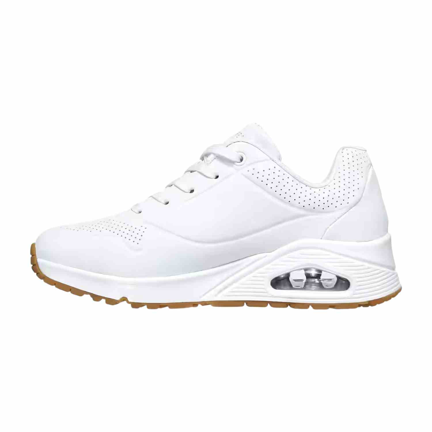 White Women Uno - Stand On Air Lace Up Sneakers