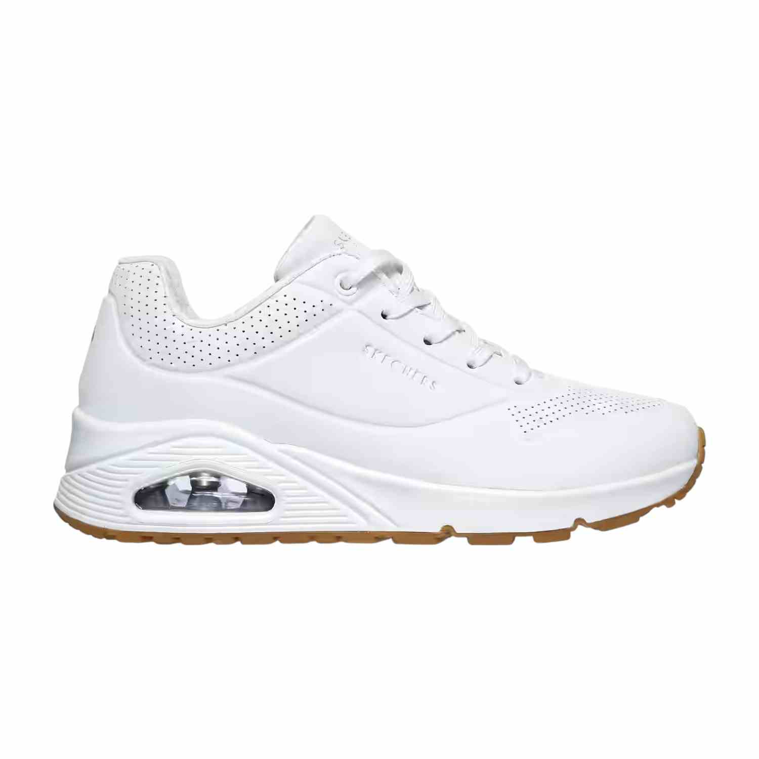 White Women Uno - Stand On Air Lace Up Sneakers