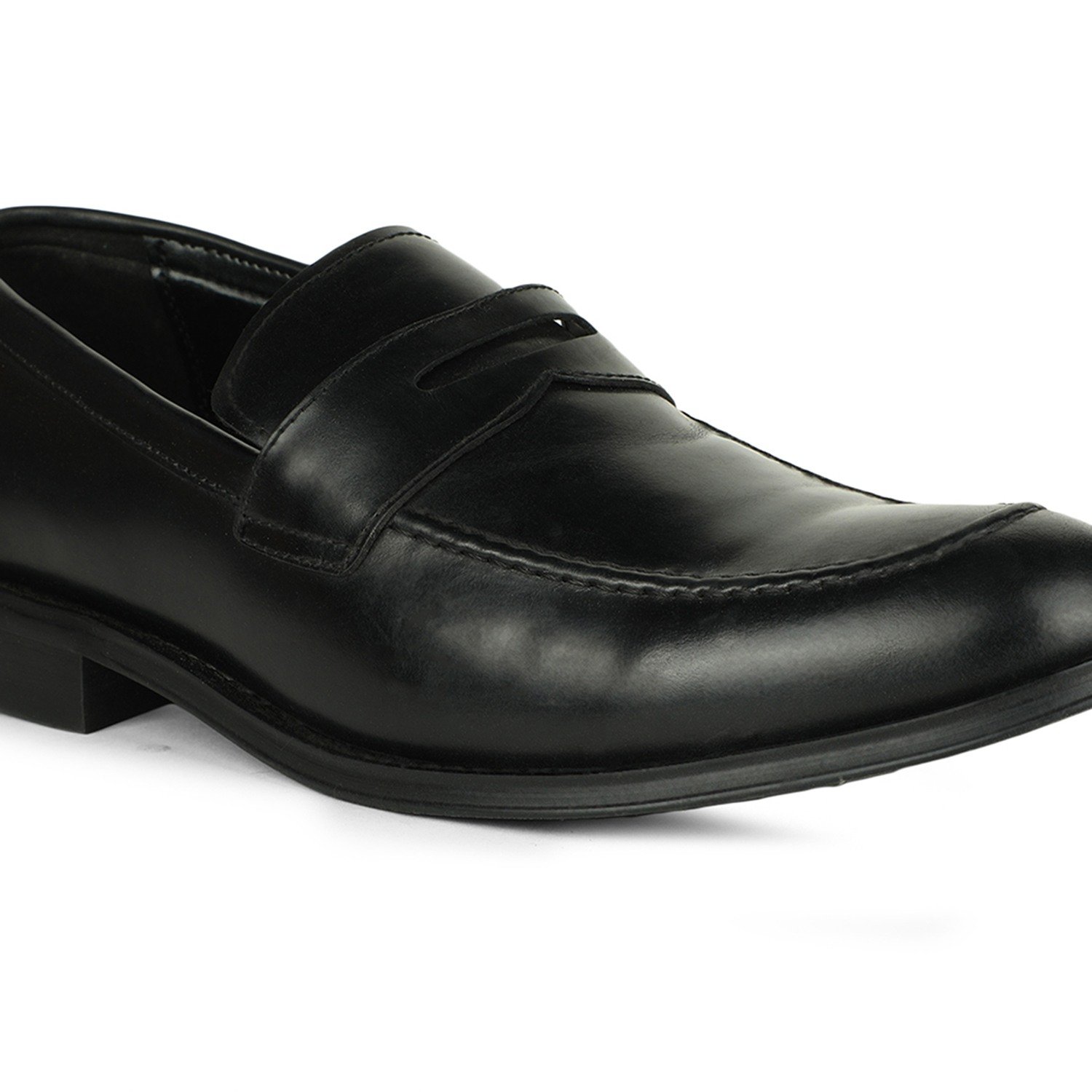 Josh Saddel Black Casual Slip on Formal Shoes
