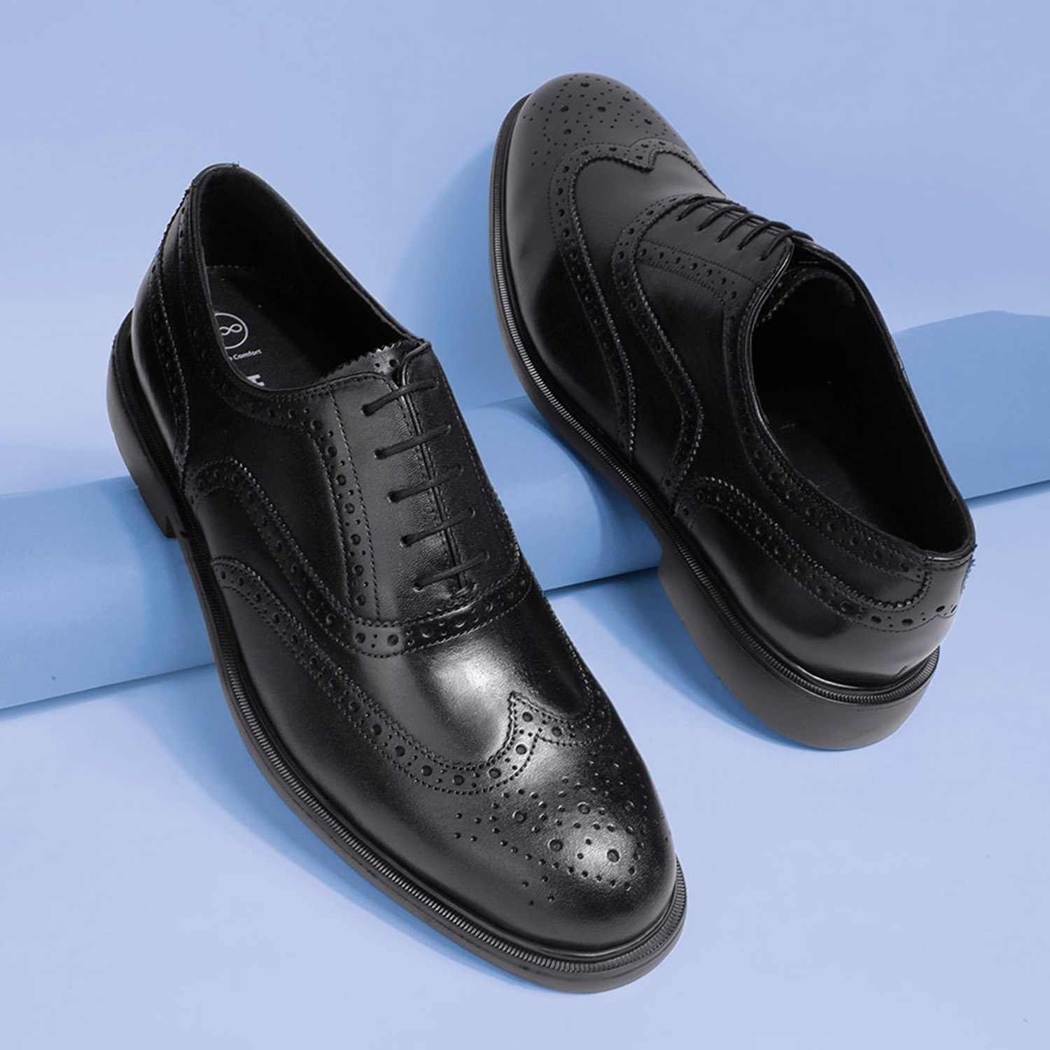 Ren Oxford Black Formal Shoes For Men