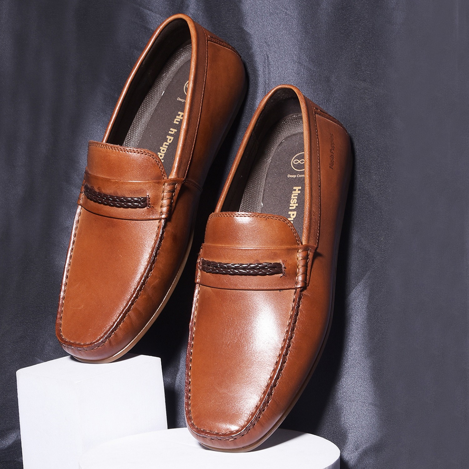 Jones Rope Light Tan Loafers For Men