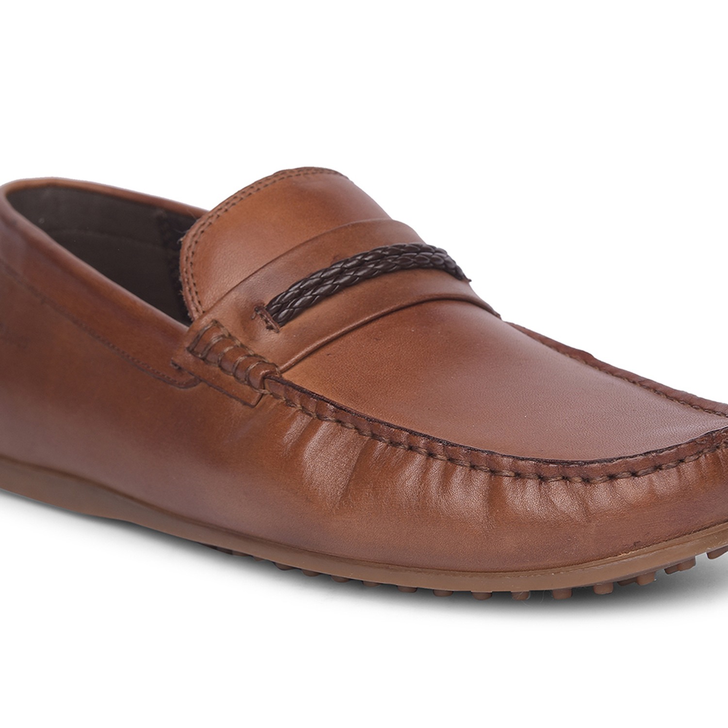 Jones Rope Light Tan Loafers For Men