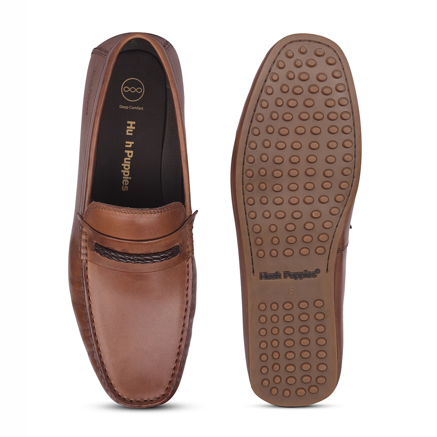 Jones Rope Light Tan Loafers For Men