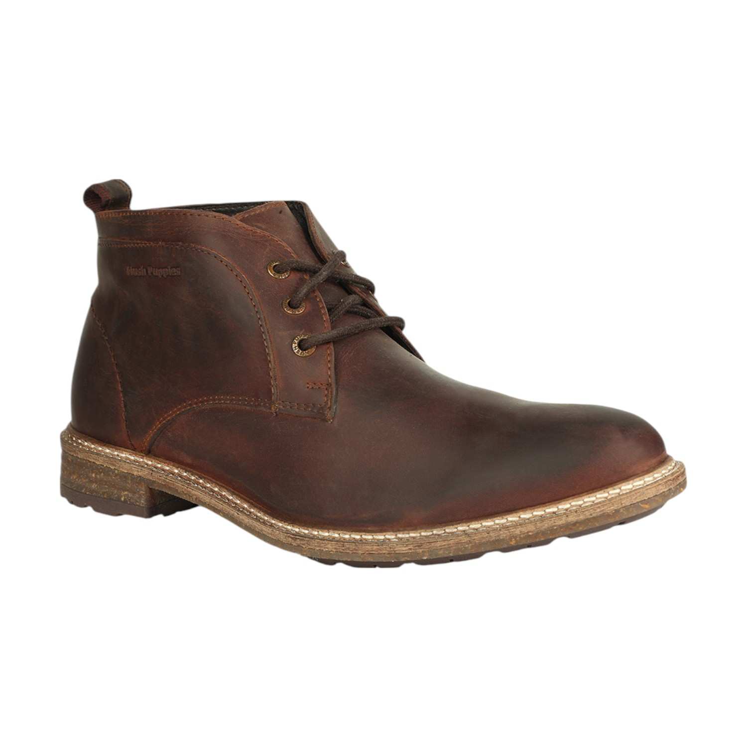 Men Apollo Mid Cut Brown Boots