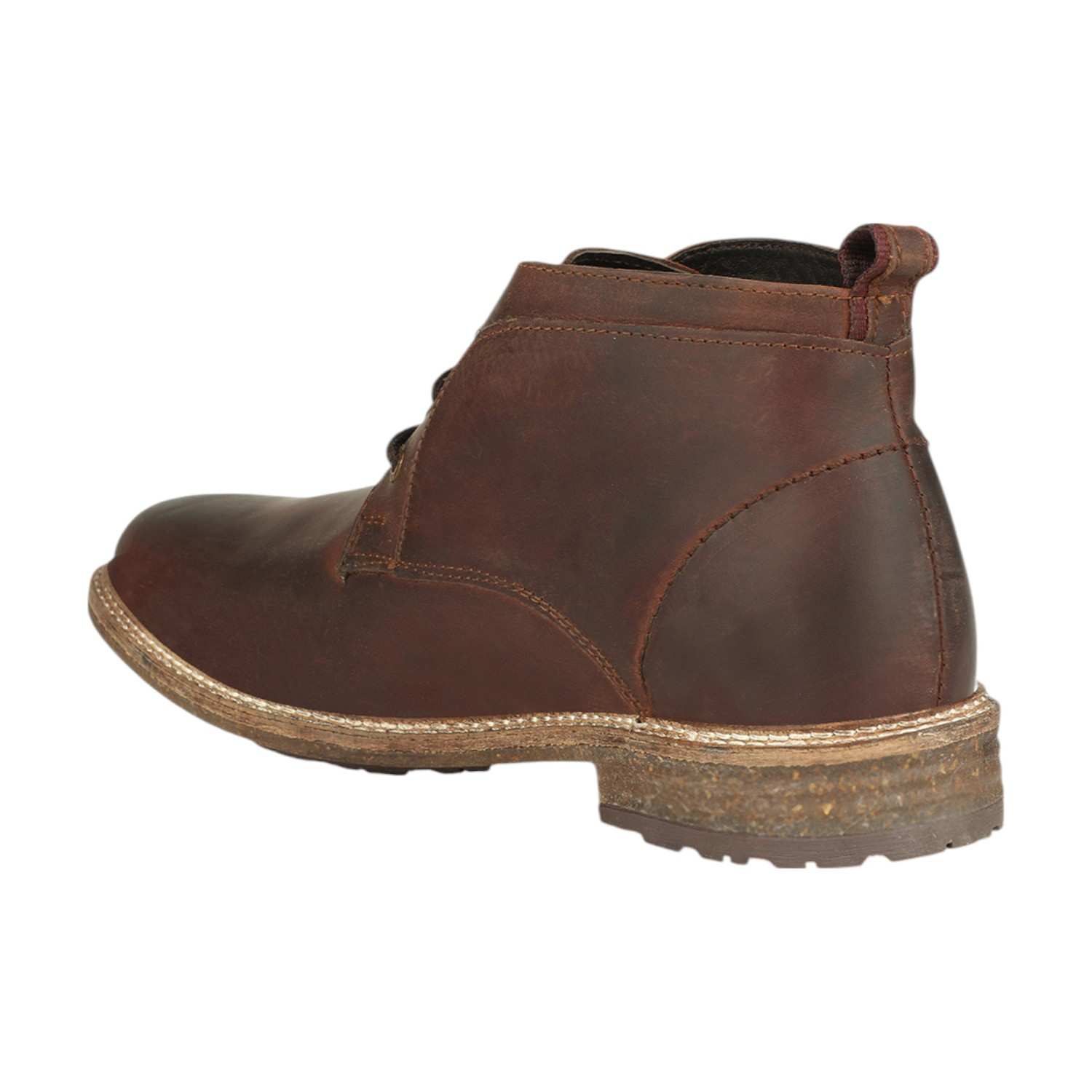 Men Apollo Mid Cut Brown Boots