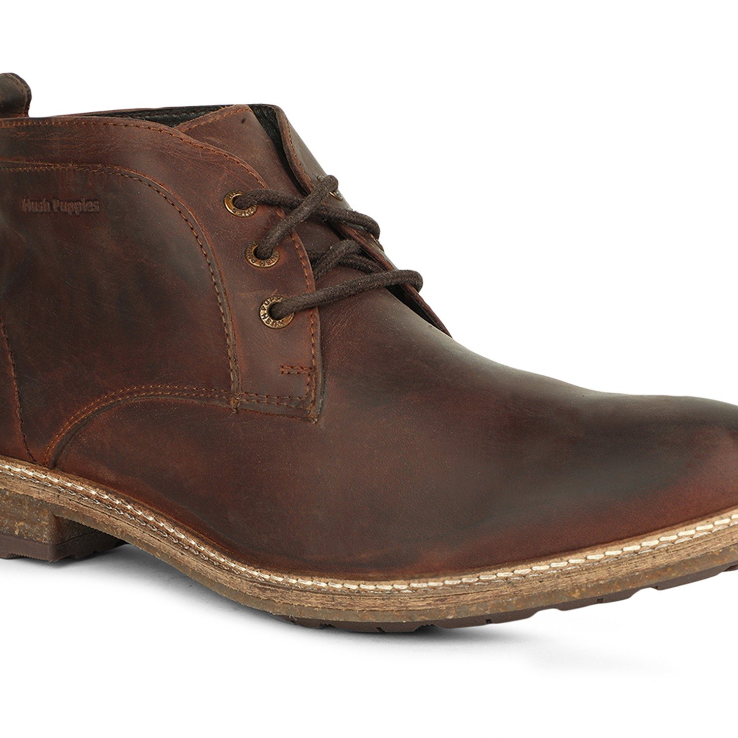 Men Apollo Mid Cut Brown Boots