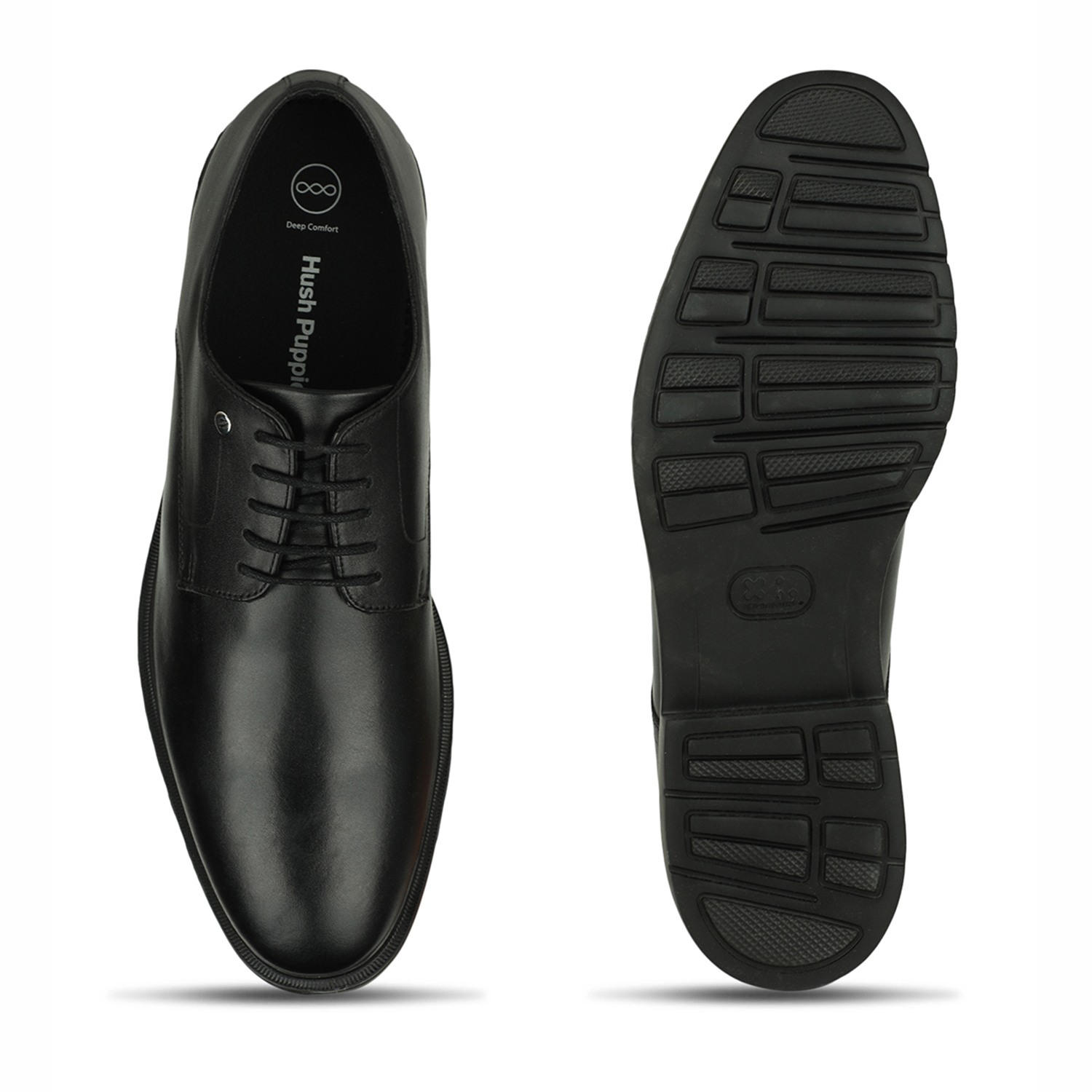 Ren Derby Black Formal Shoes For Men