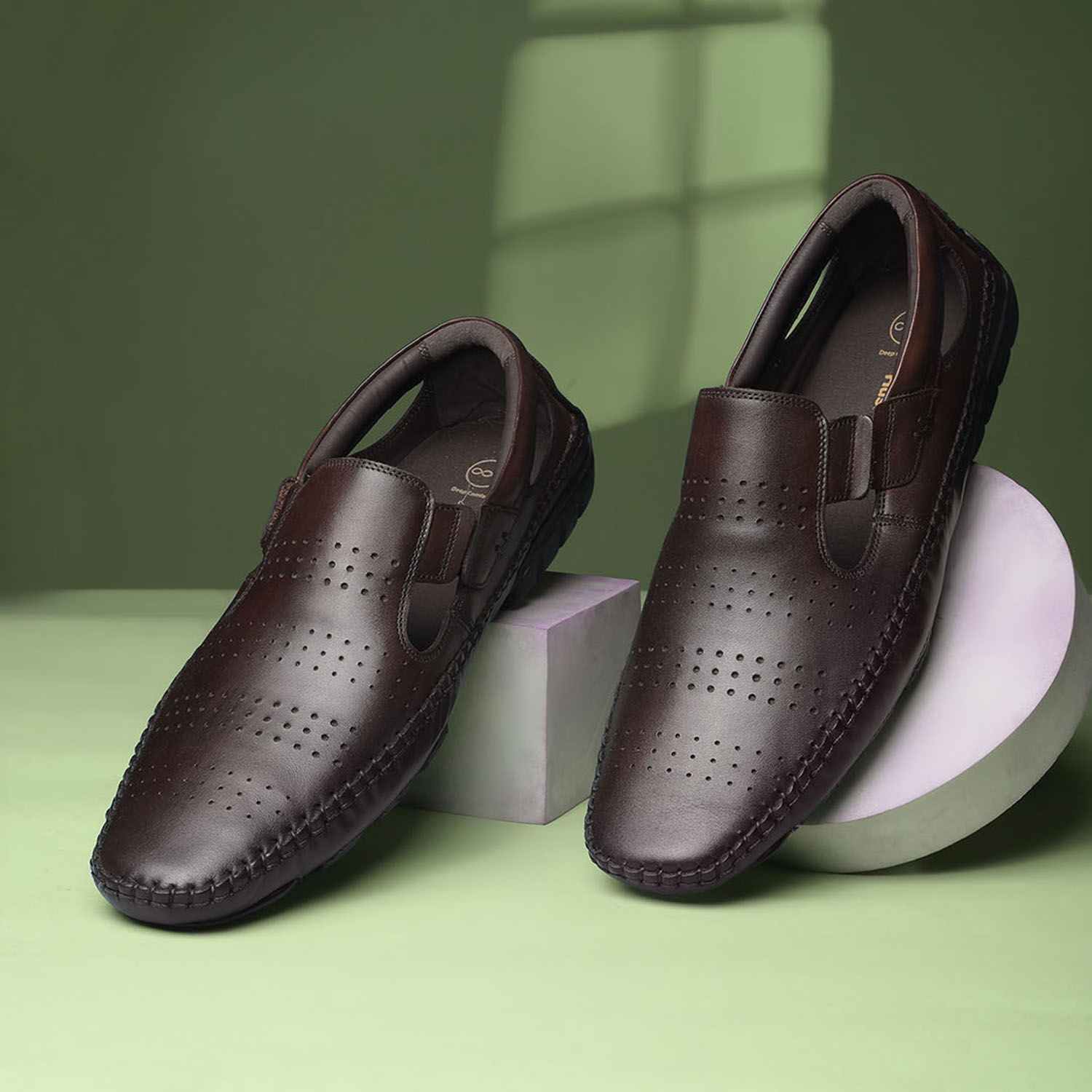 Frank Perf Brown Loafers For Men