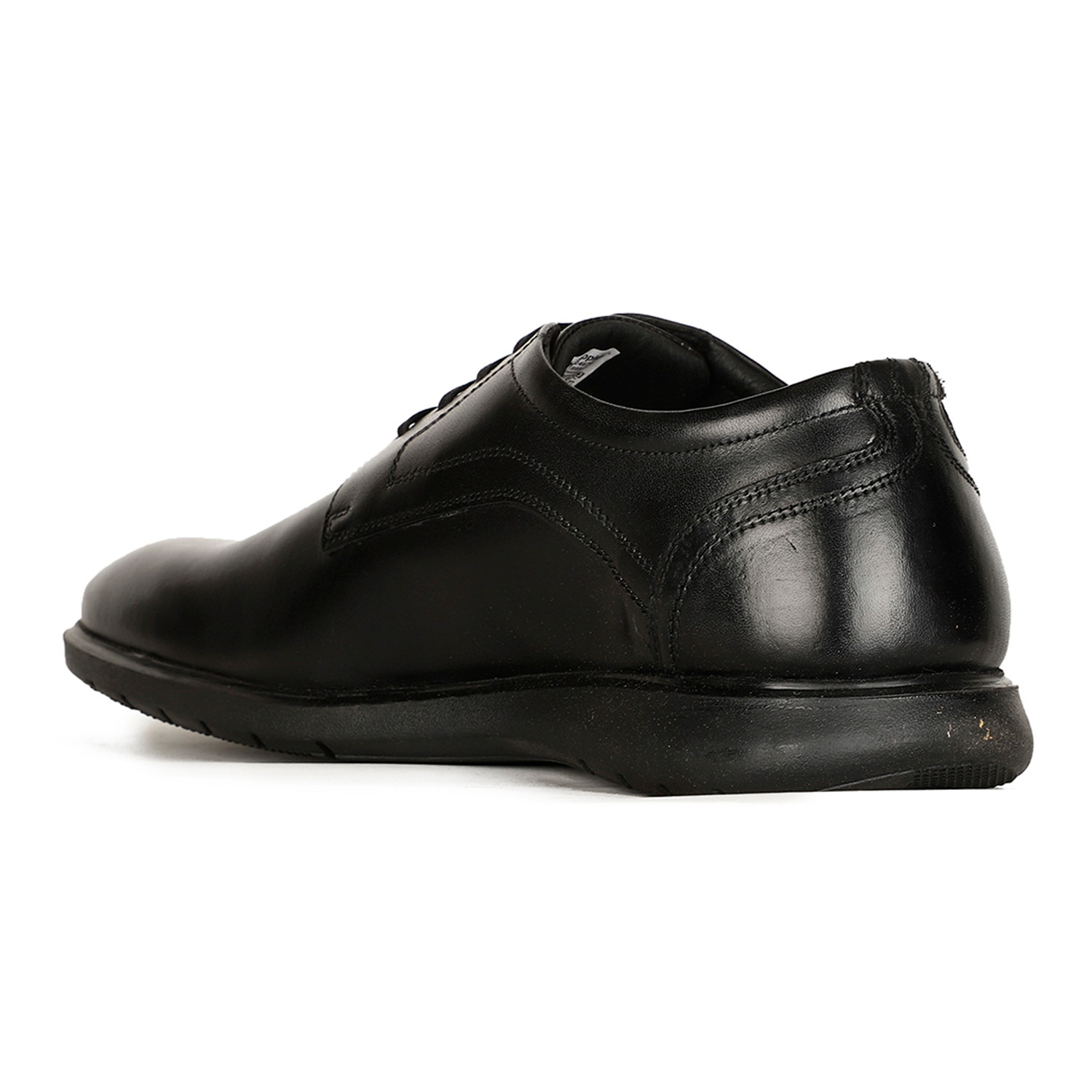 Men Spencer Plain Black Formal Shoes