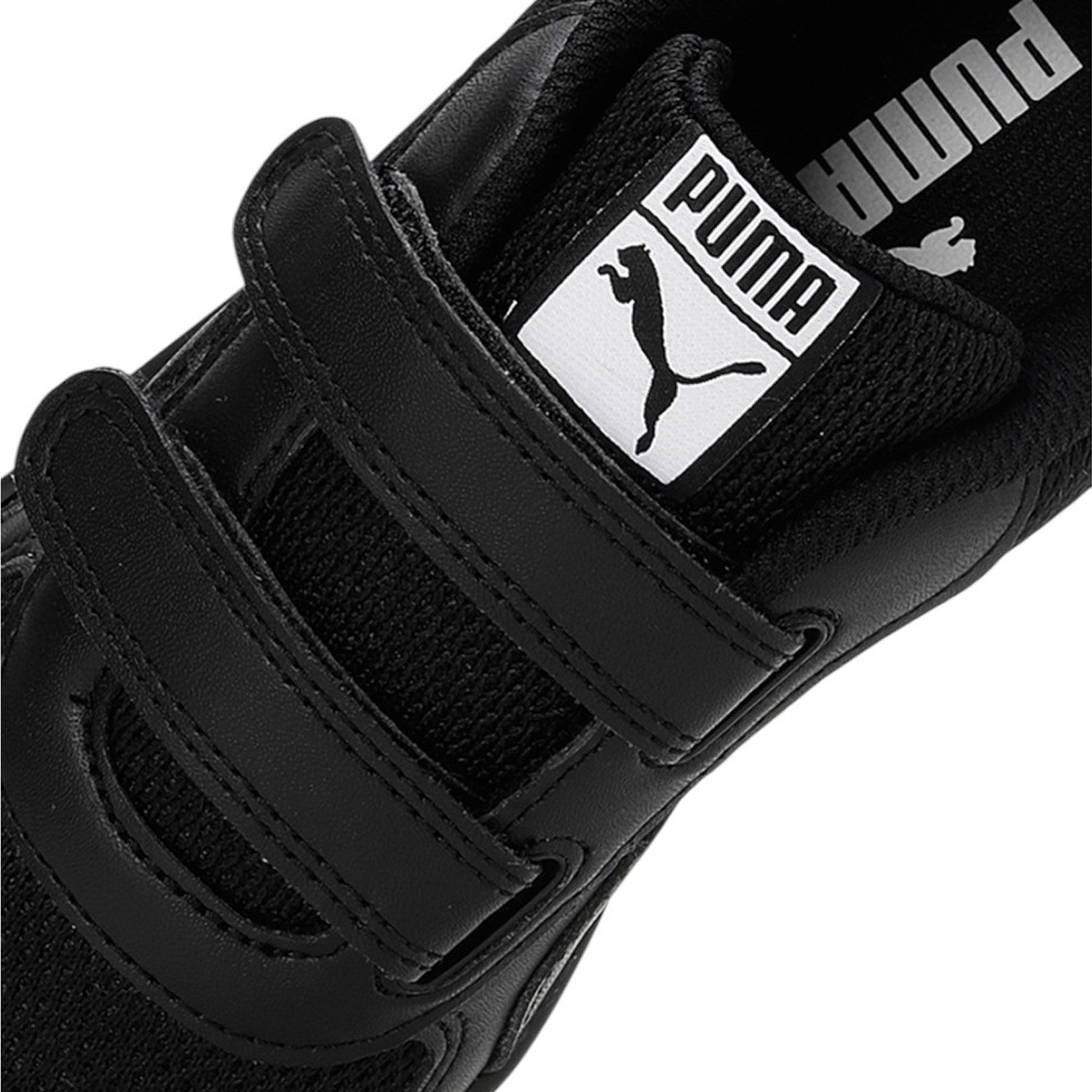 Unisex Black Puma-Punch Comfort Jr School Shoes