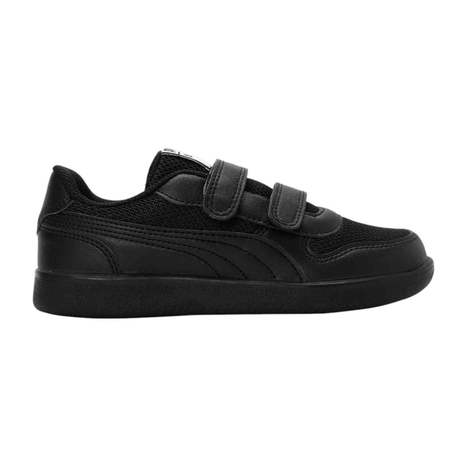 Unisex Black Puma-Punch Comfort Jr School Shoes