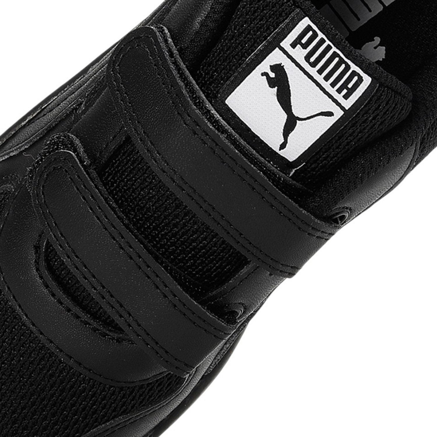 Unisex Black Puma-Punch Comfort PS School Shoes