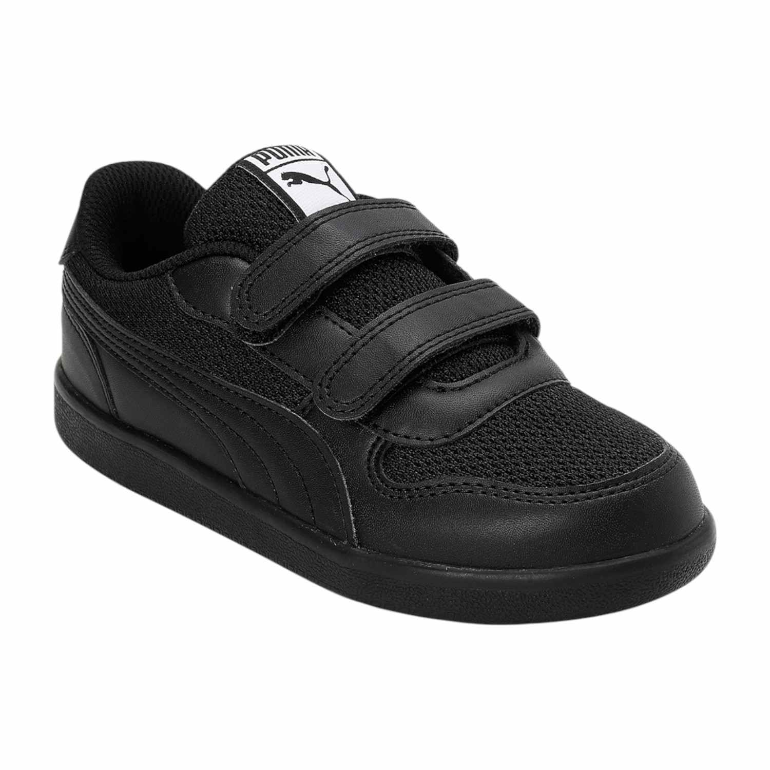 Unisex Black Puma-Punch Comfort PS School Shoes