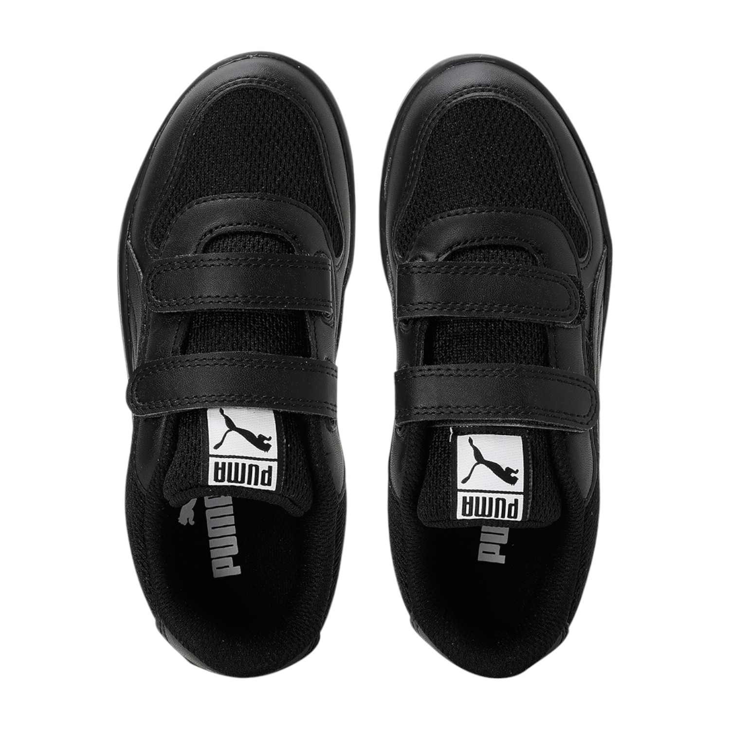 Unisex Black Puma-Punch Comfort PS School Shoes