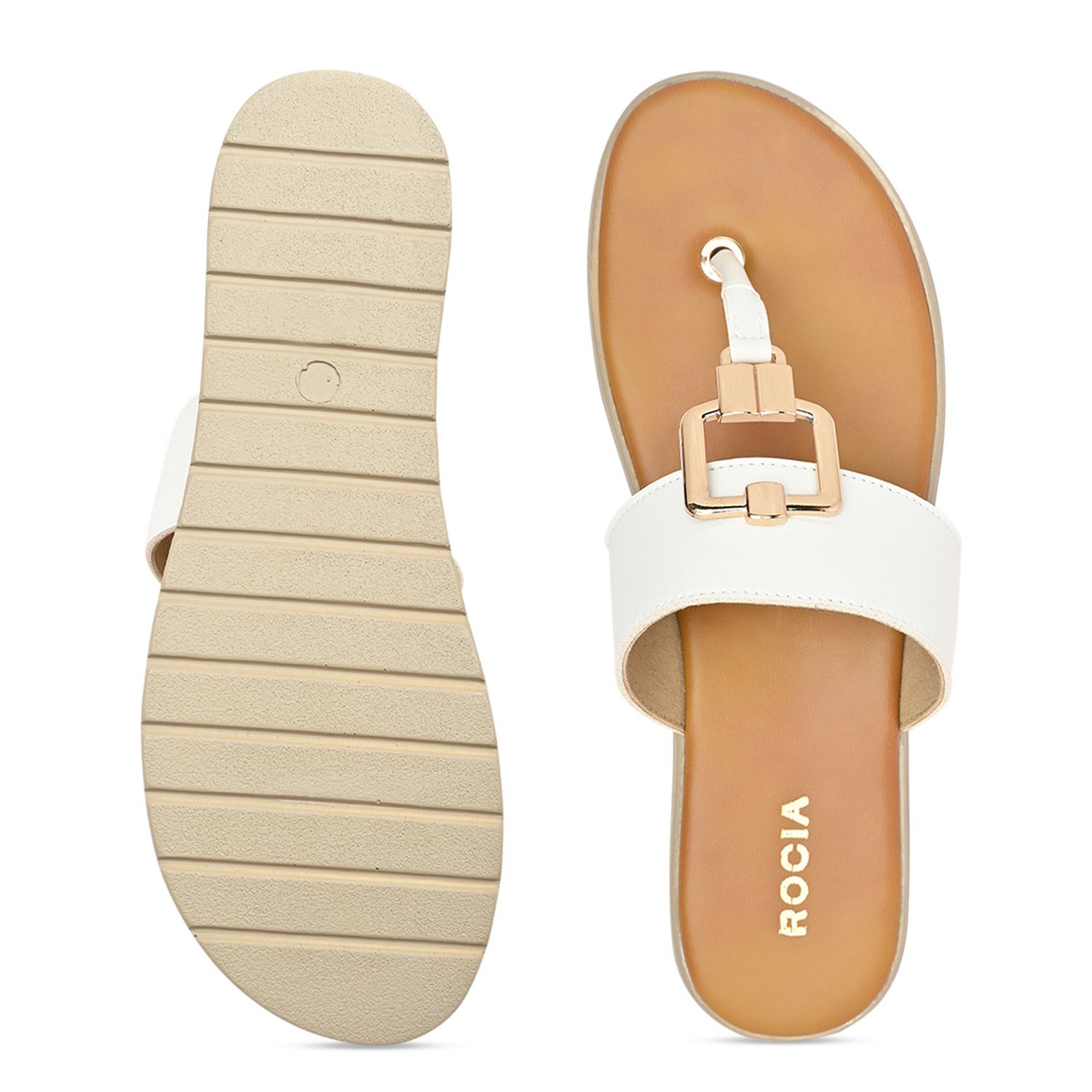 White Women Casual Flats