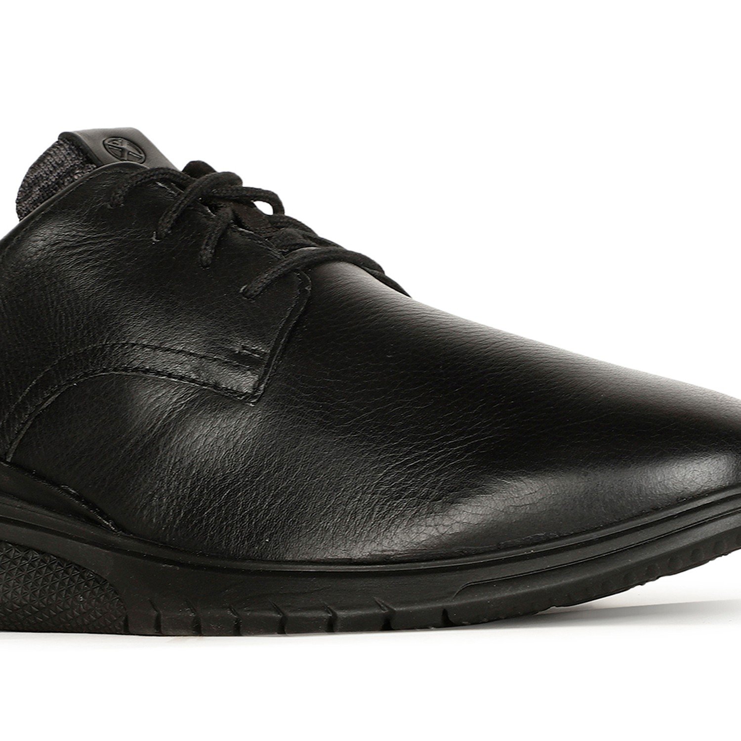 Advance Laceup Black Casual Shoes For Men