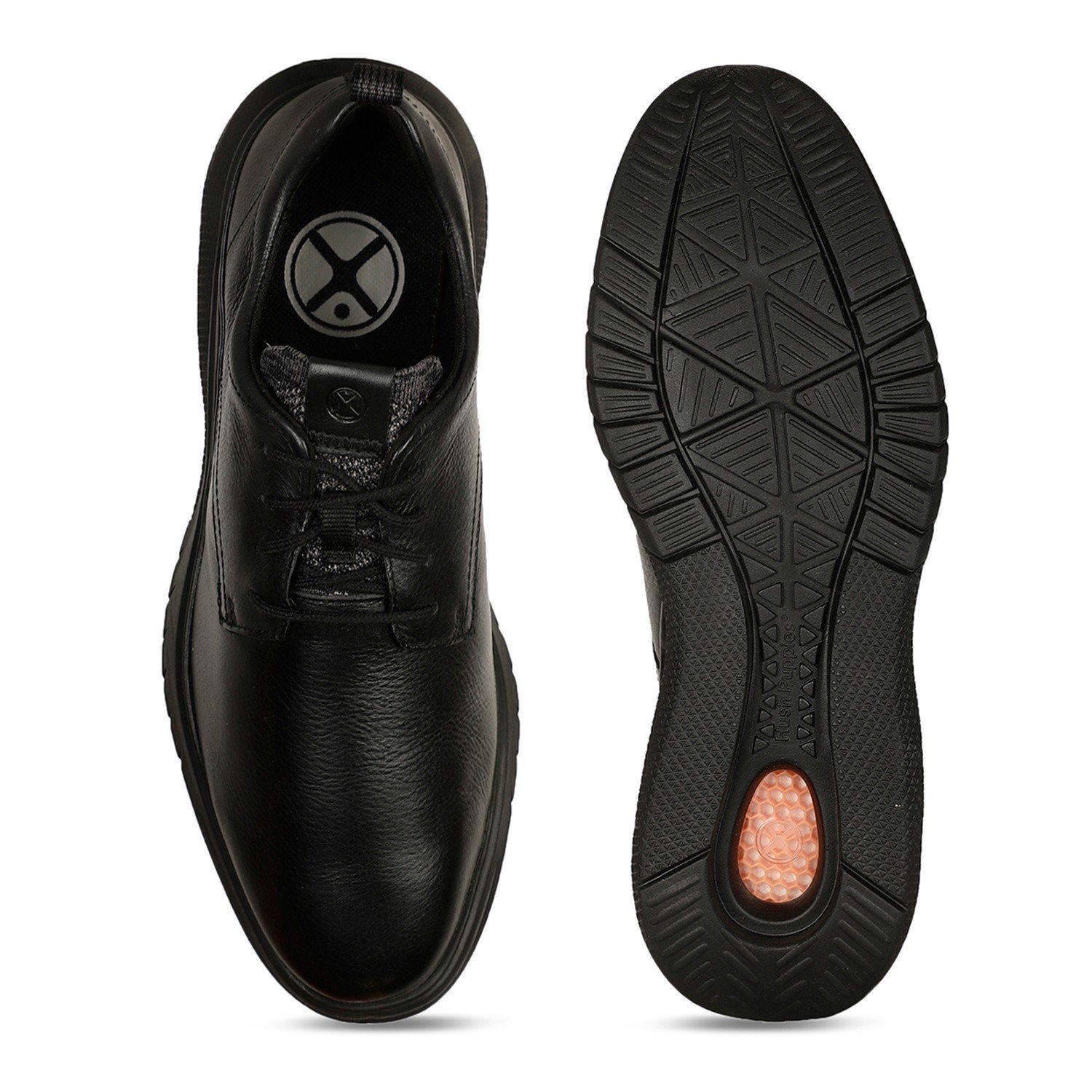 Advance Laceup Black Casual Shoes For Men