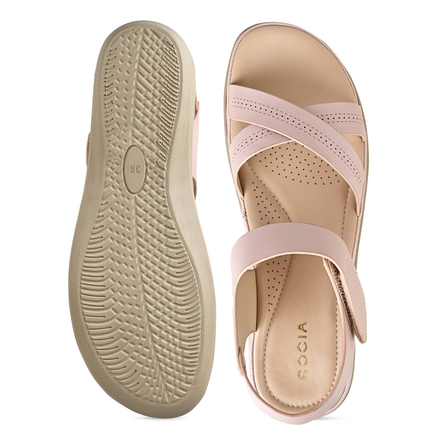 Pink Women Comfort Flat Sandals