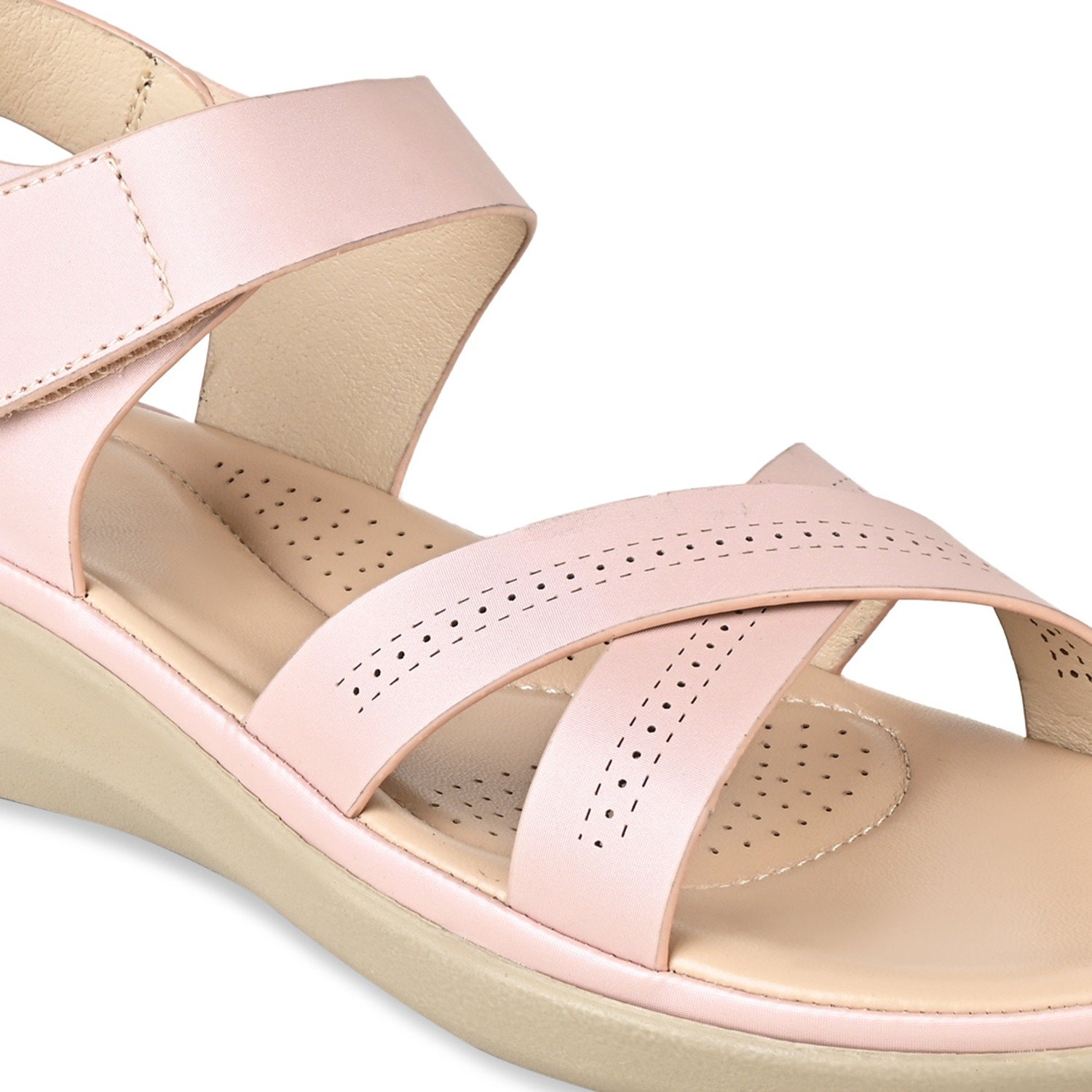 Pink Women Comfort Flat Sandals