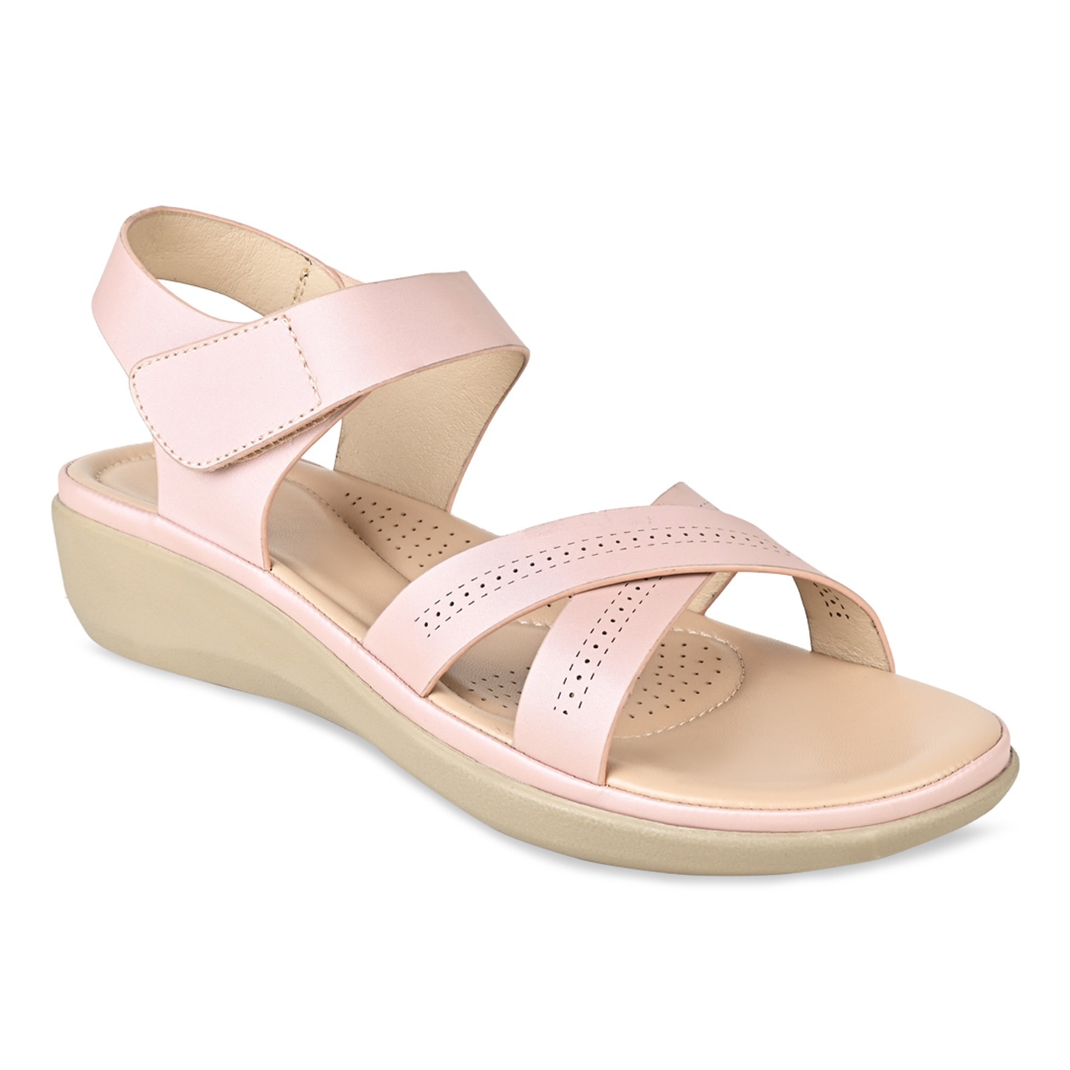 Pink Women Comfort Flat Sandals