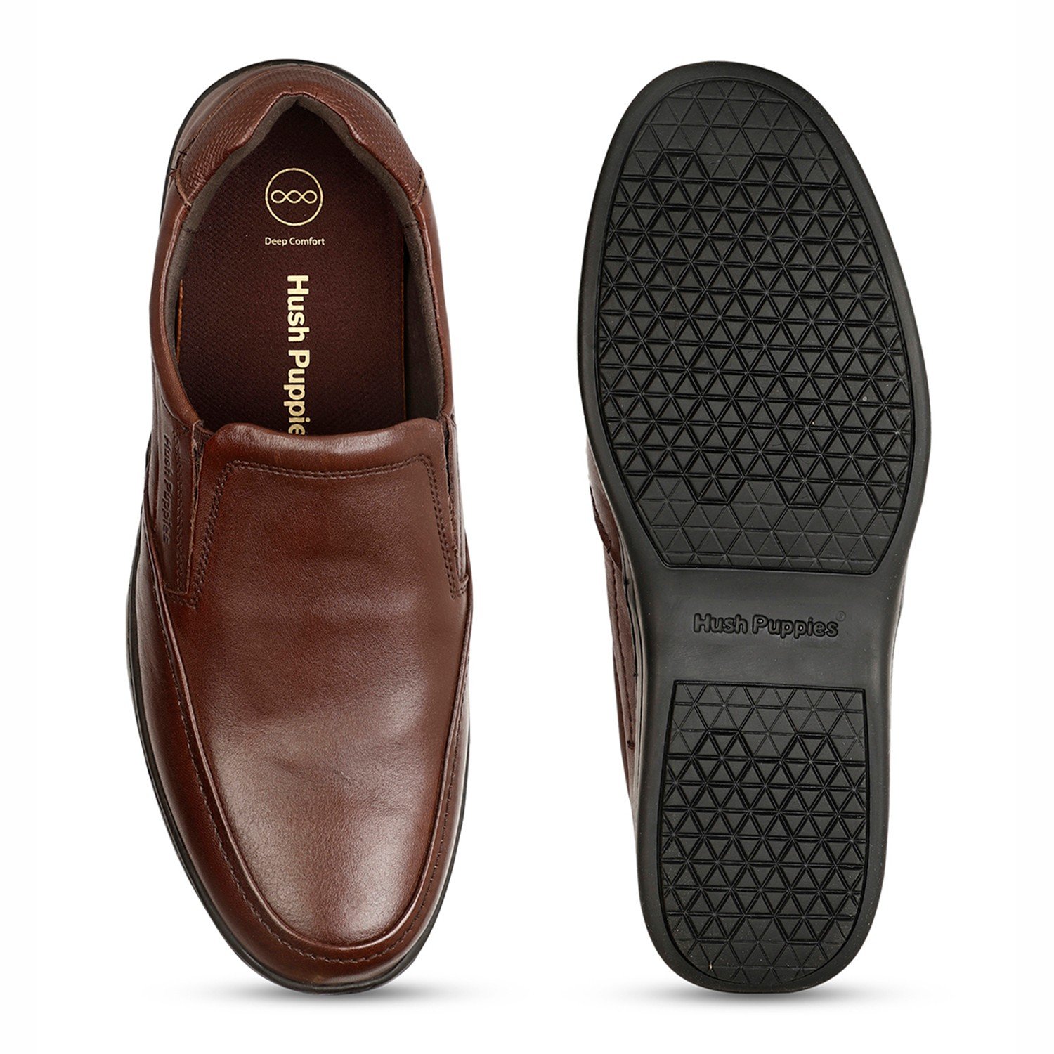Street Slip On Brown Formal Shoes For Men