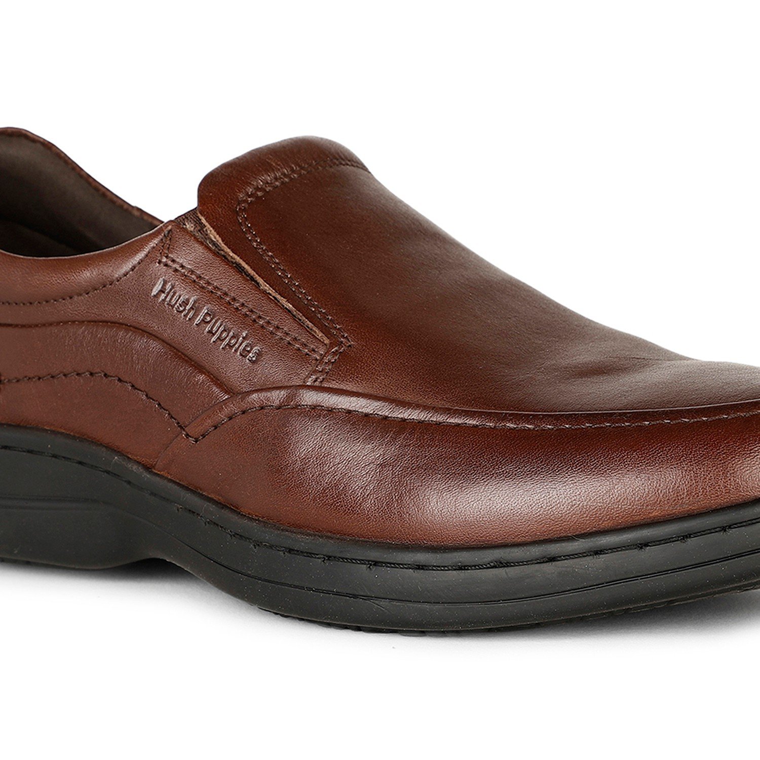 Street Slip On Brown Formal Shoes For Men