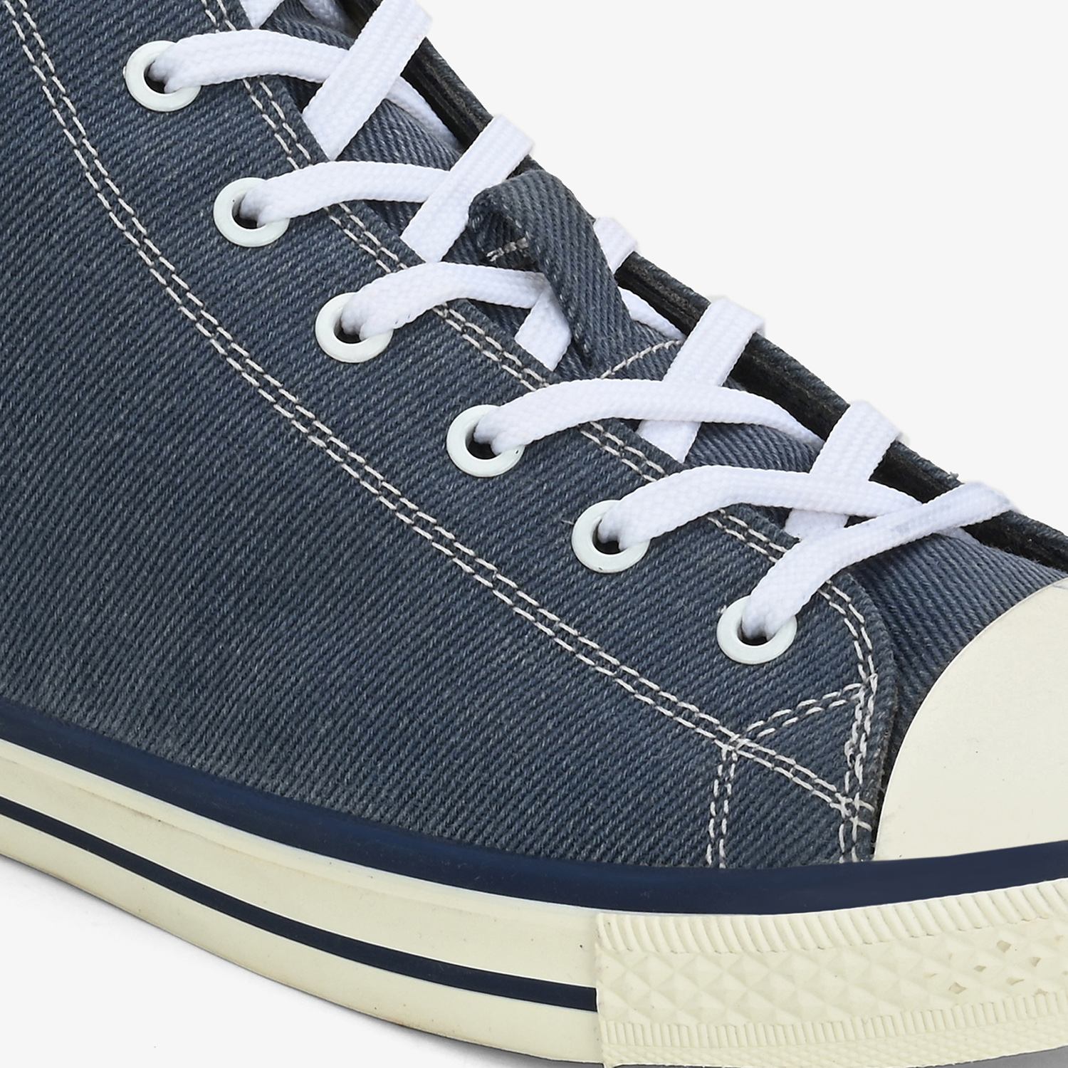 Kiry Men Blue-White Oldschool Lace Up Sneaker