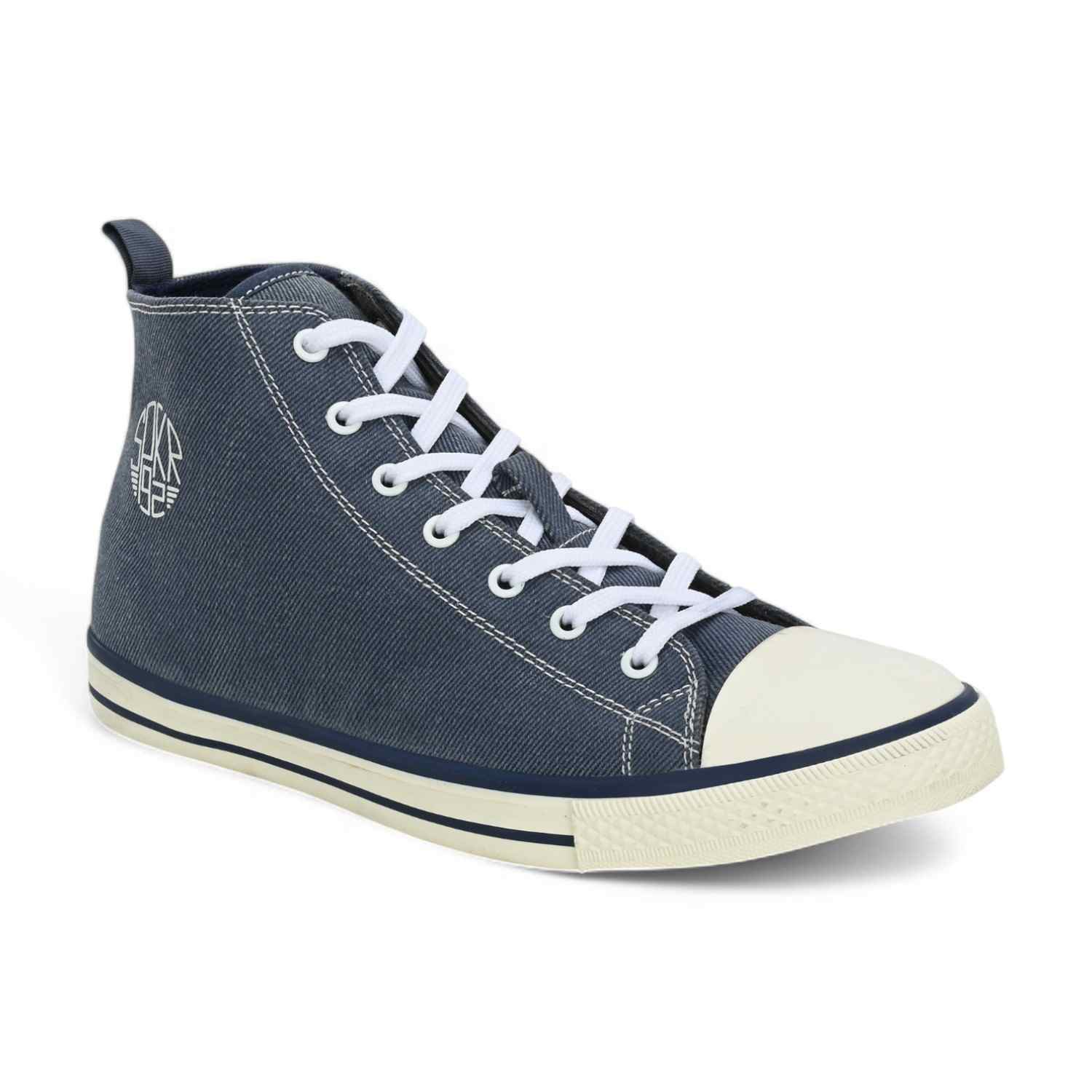 Kiry Men Blue-White Oldschool Lace Up Sneaker