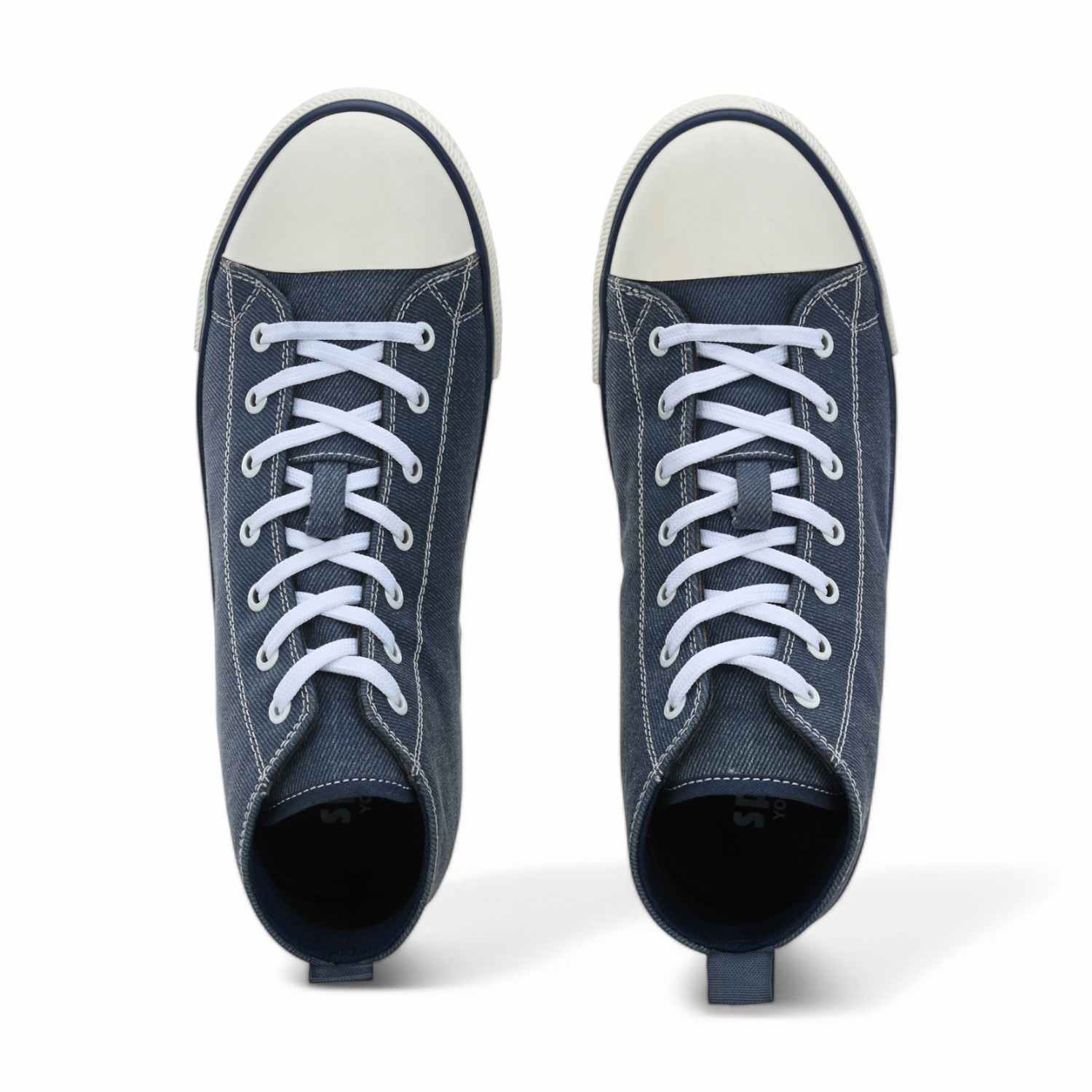 Kiry Men Blue-White Oldschool Lace Up Sneaker