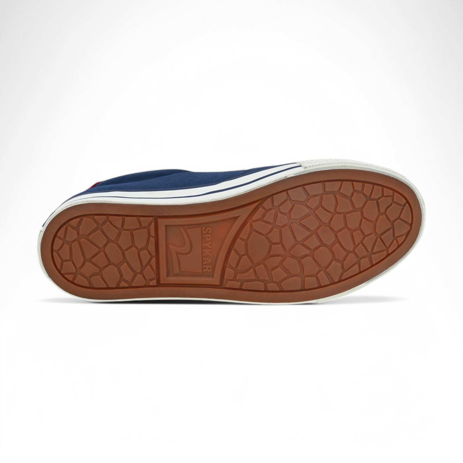 Sopheak Men Navy-Red Oldschool Slip On Sneaker