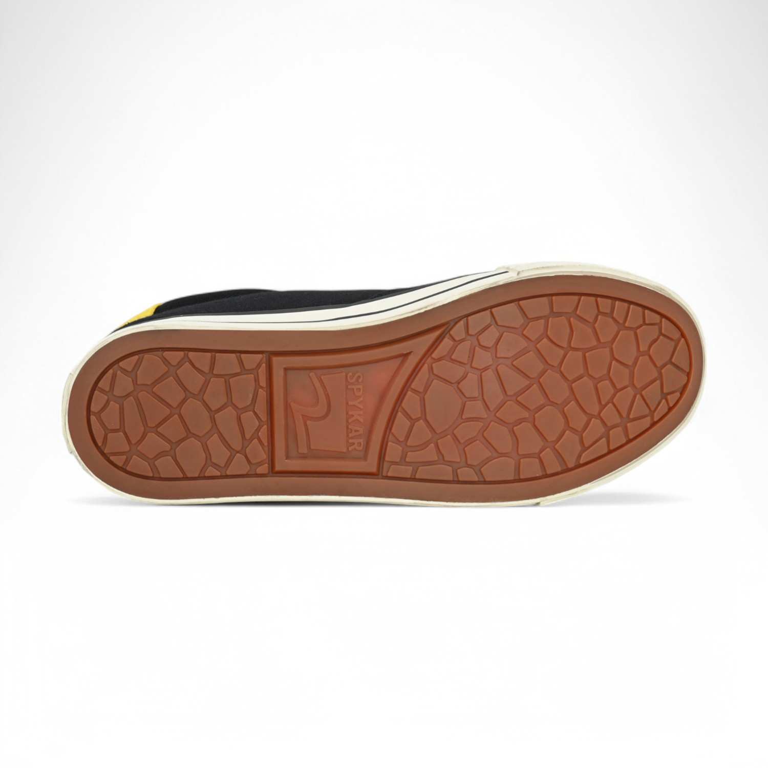 Sopheak Men Black-Yellow Oldschool Slip On Sneaker