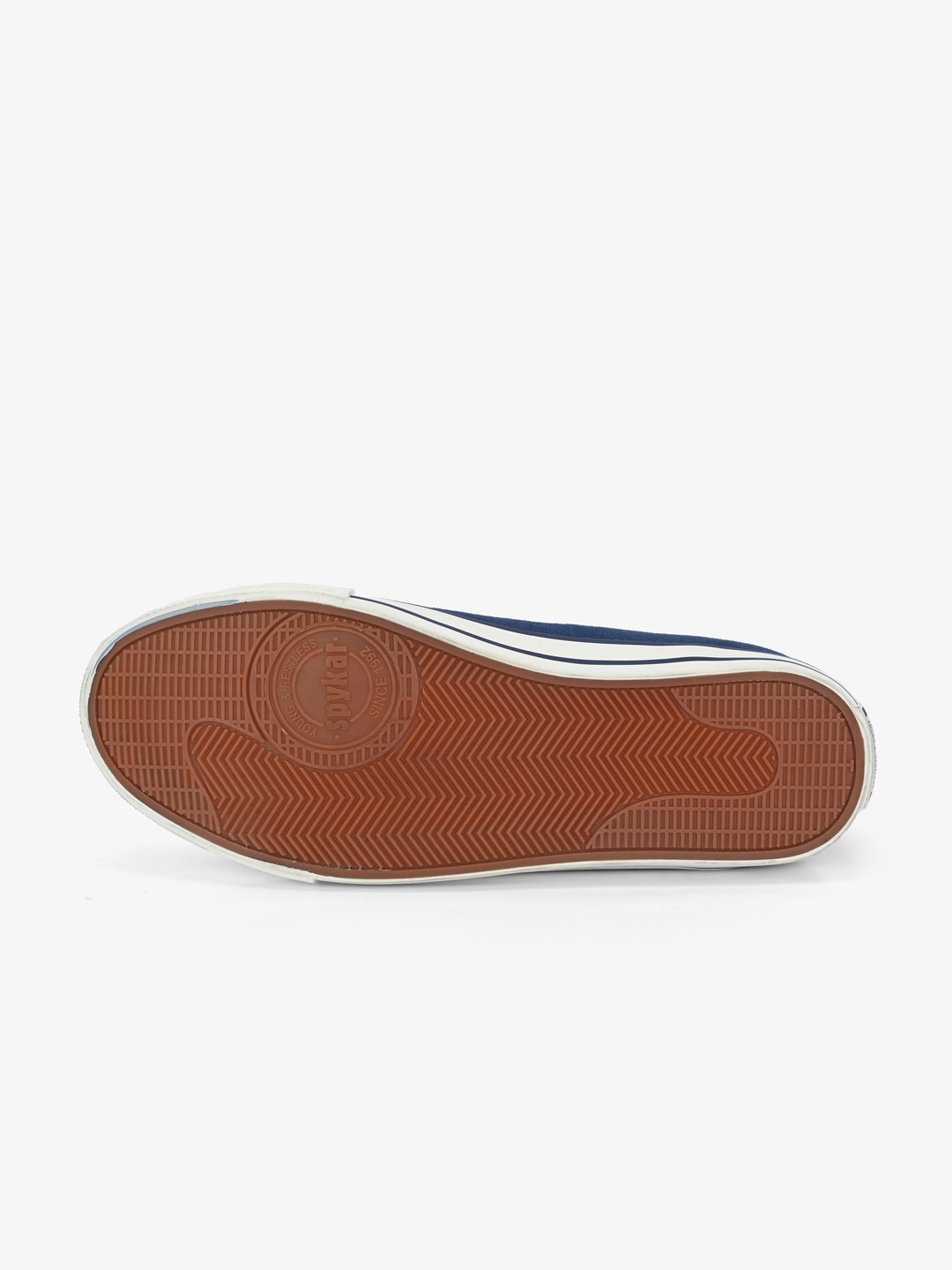 Dara Men Navy-White Oldschool Lace Up Sneaker