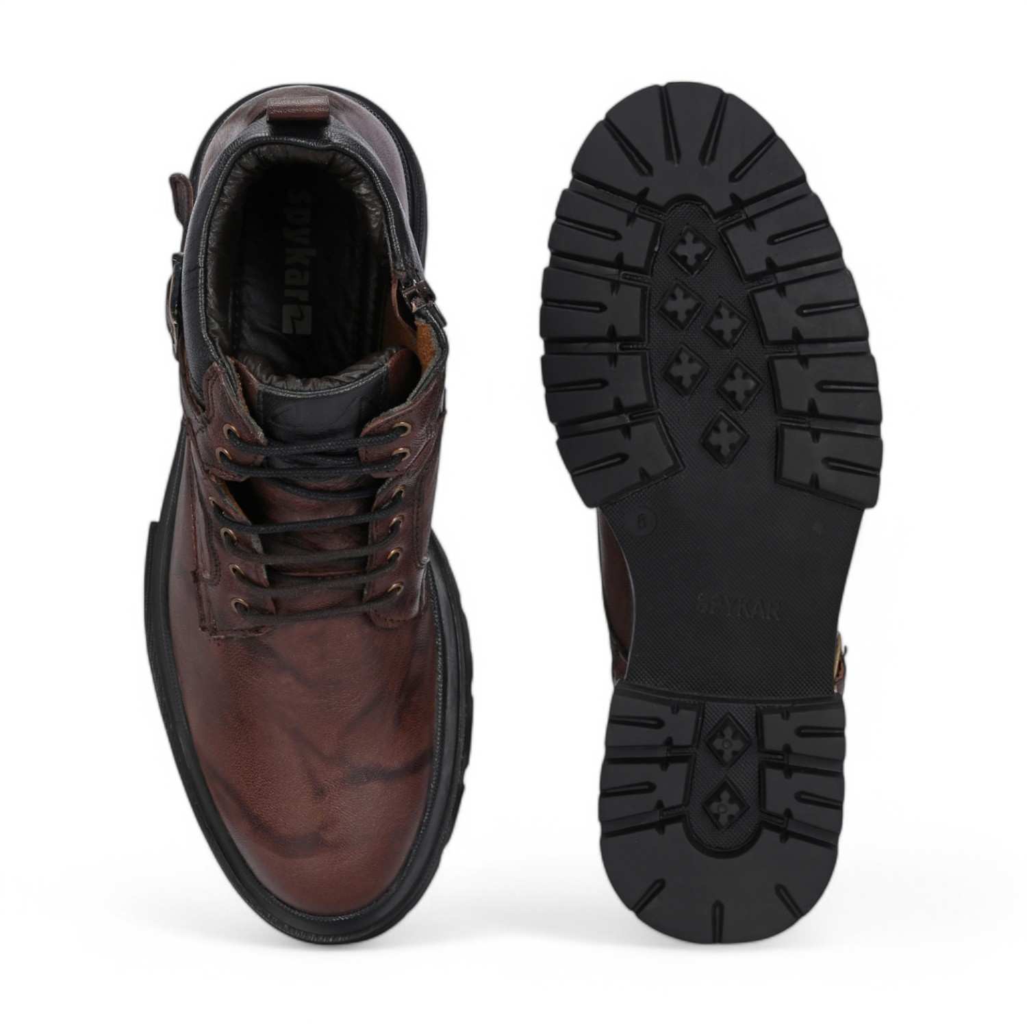 Krepper Men Brown Adventure Boots