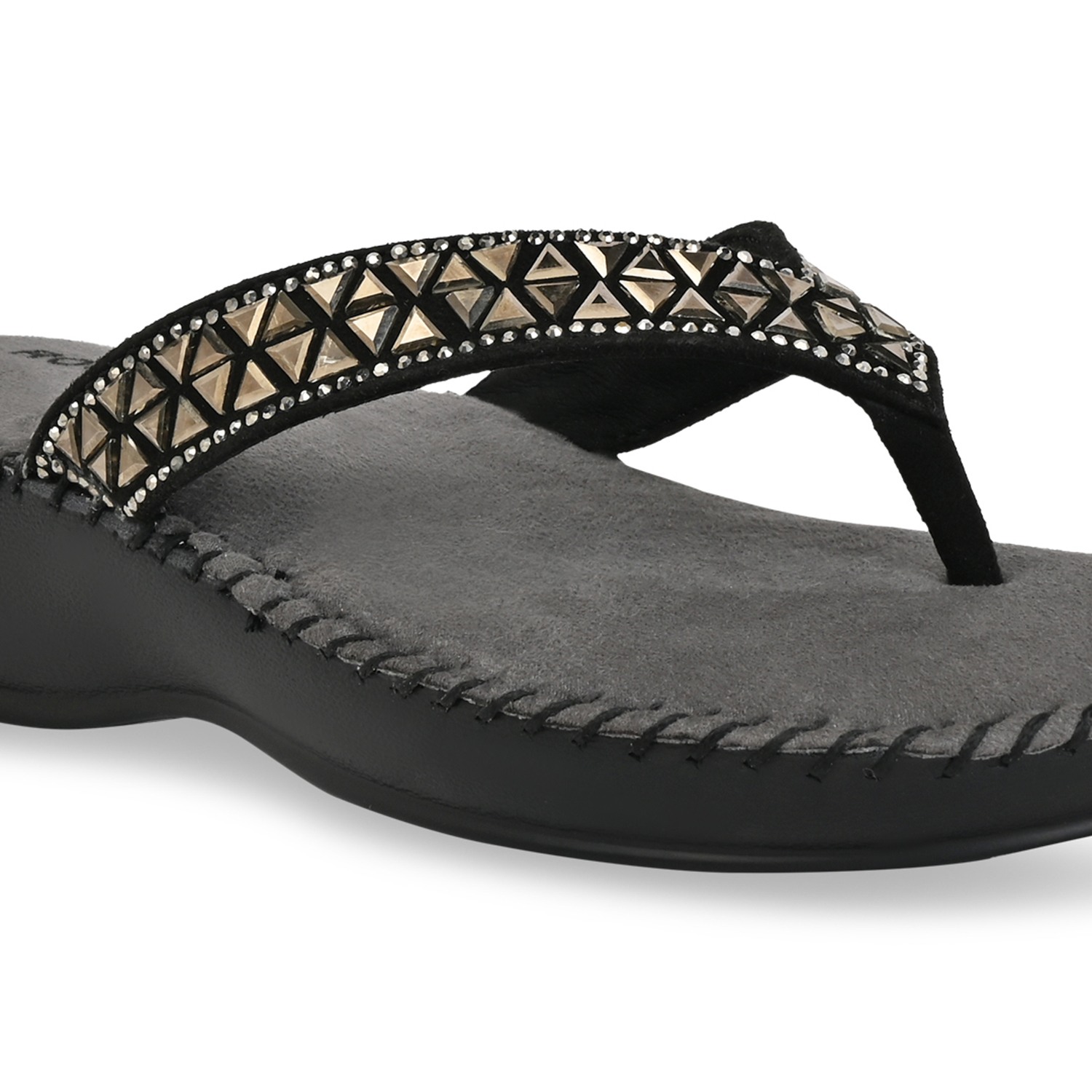 Black Women Comfort Diamond Thongs