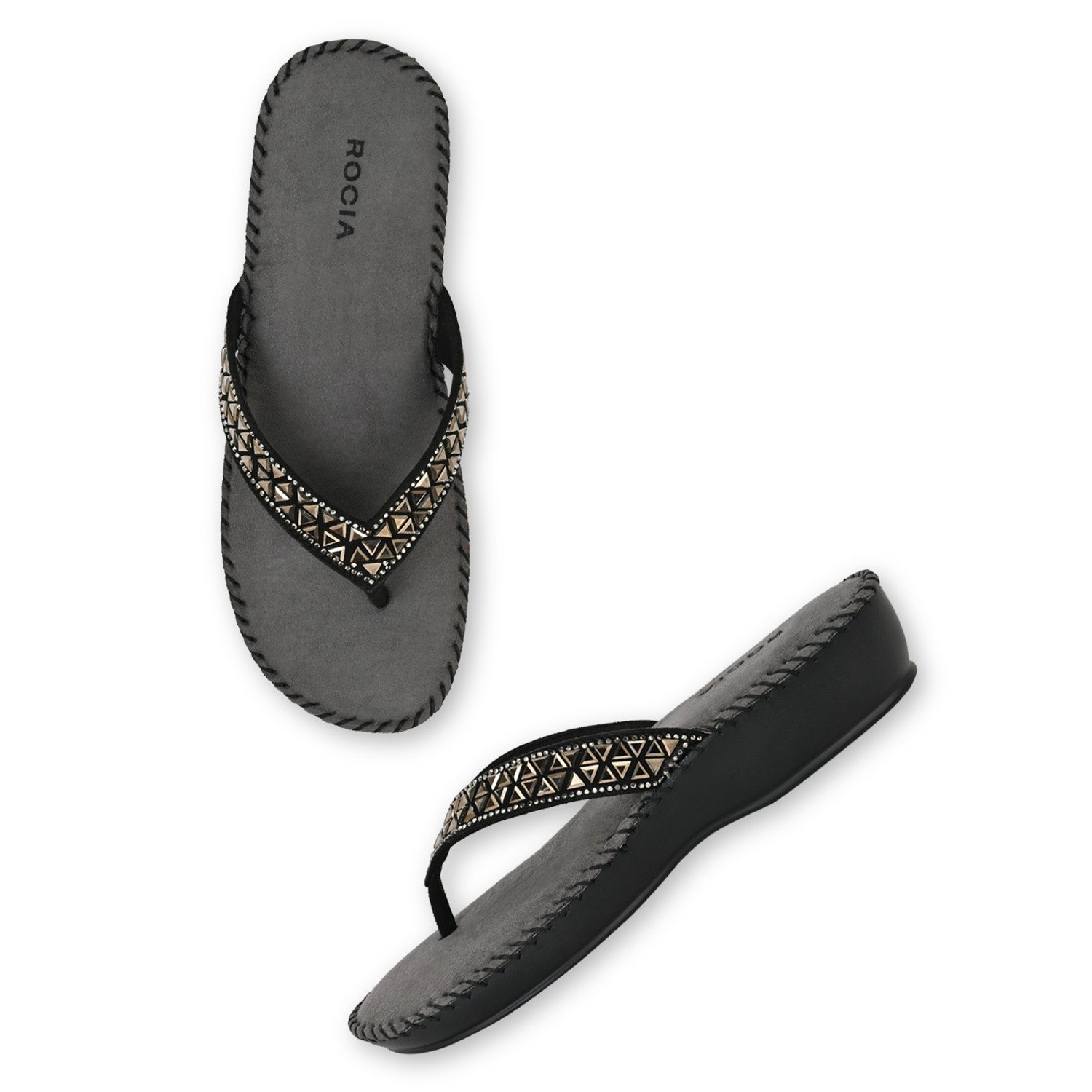 Black Women Comfort Diamond Thongs