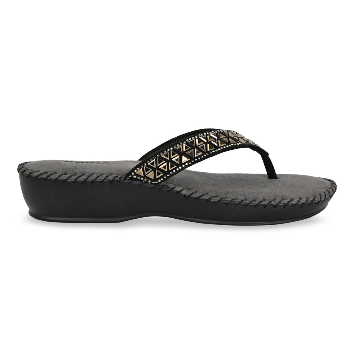 Black Women Comfort Diamond Thongs
