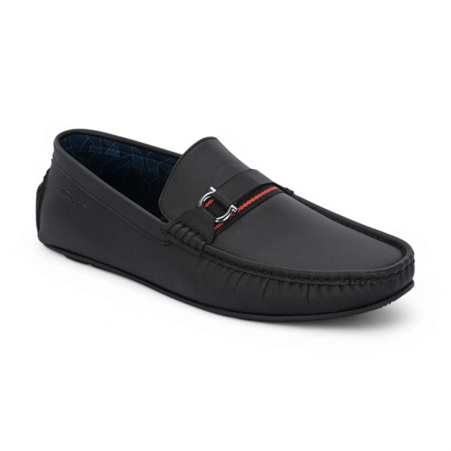 Puk Men Black Smart Casual Loafers