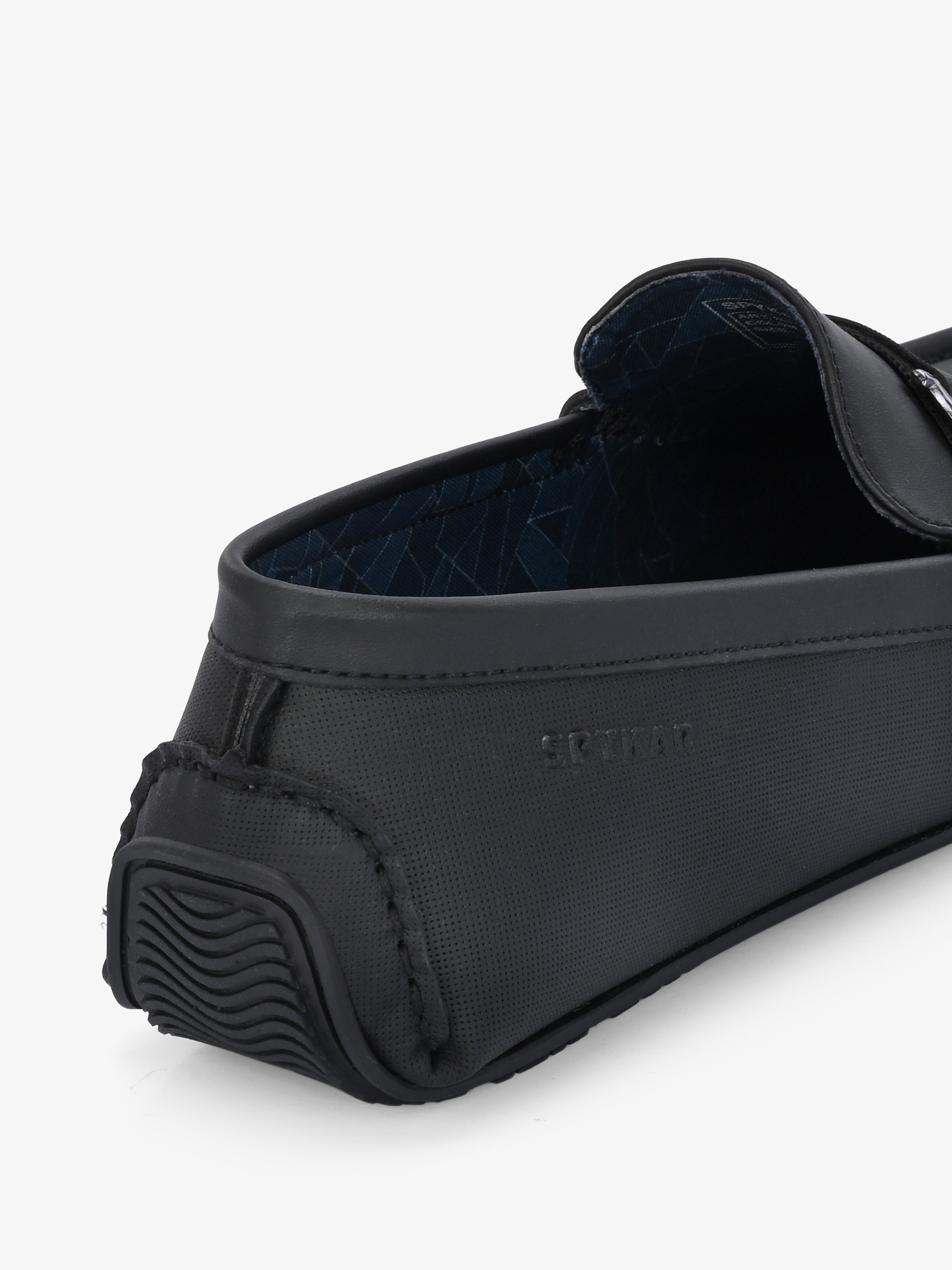 Puk Men Black Smart Casual Loafers