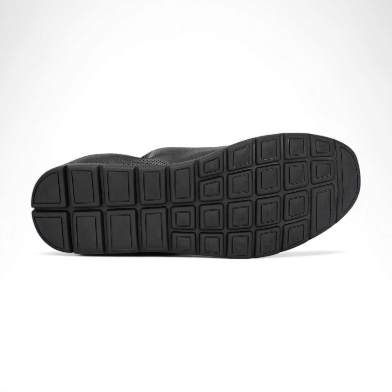 Lojo Men Black-Red Comfort Slip On Sneaker