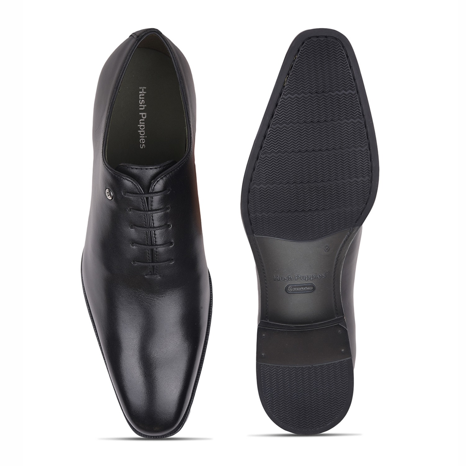 Sebastain Plain Ox Black Formal Shoes For Men