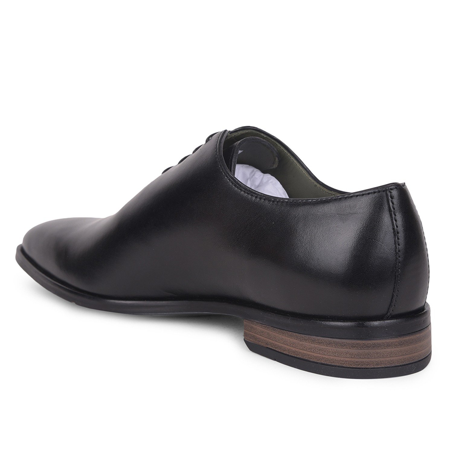 Sebastain Plain Ox Black Formal Shoes For Men