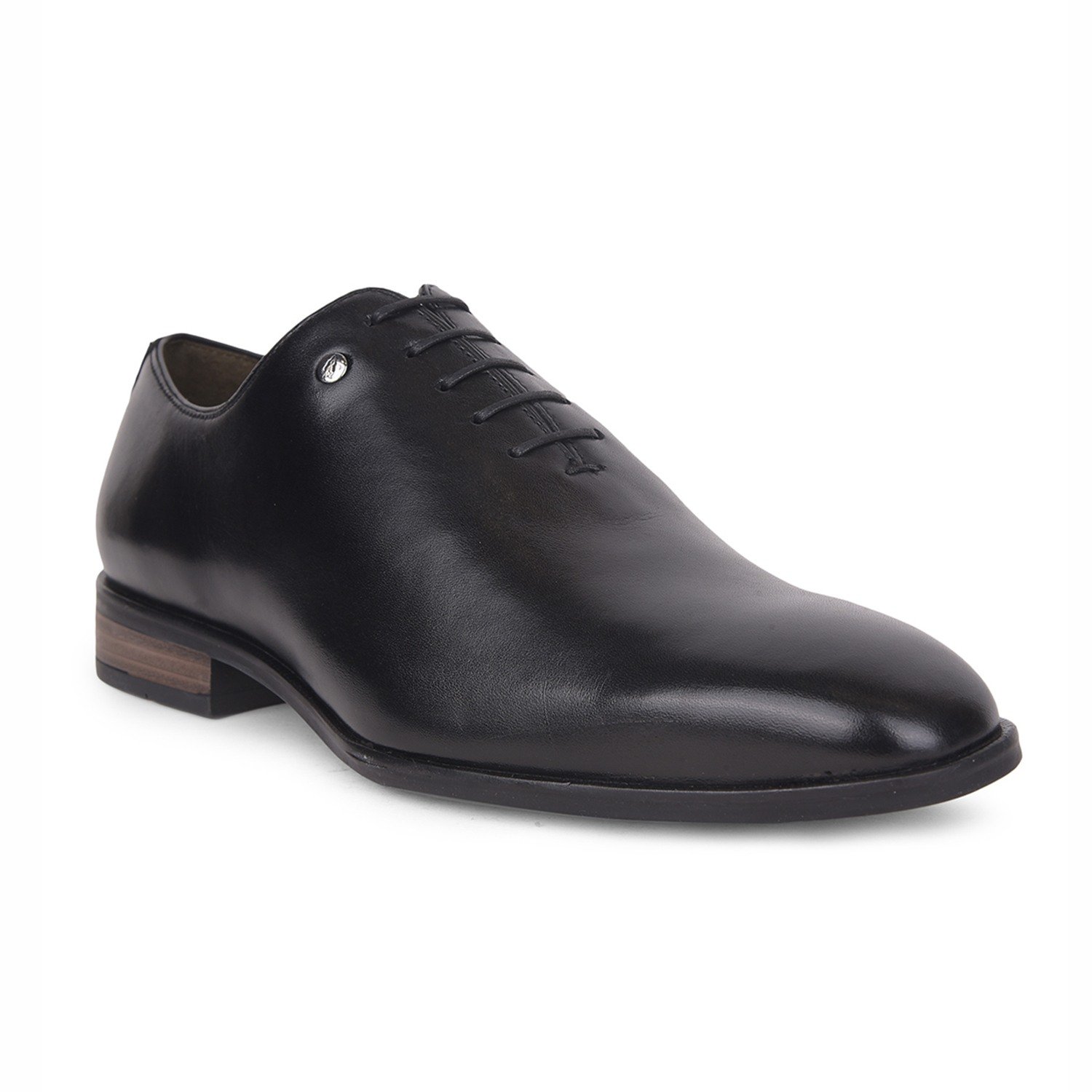 Sebastain Plain Ox Black Formal Shoes For Men