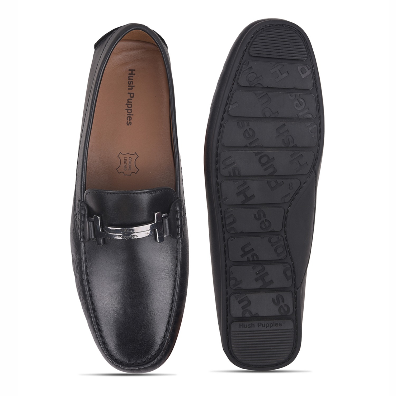 Jackson Trim Black Loafers For Men