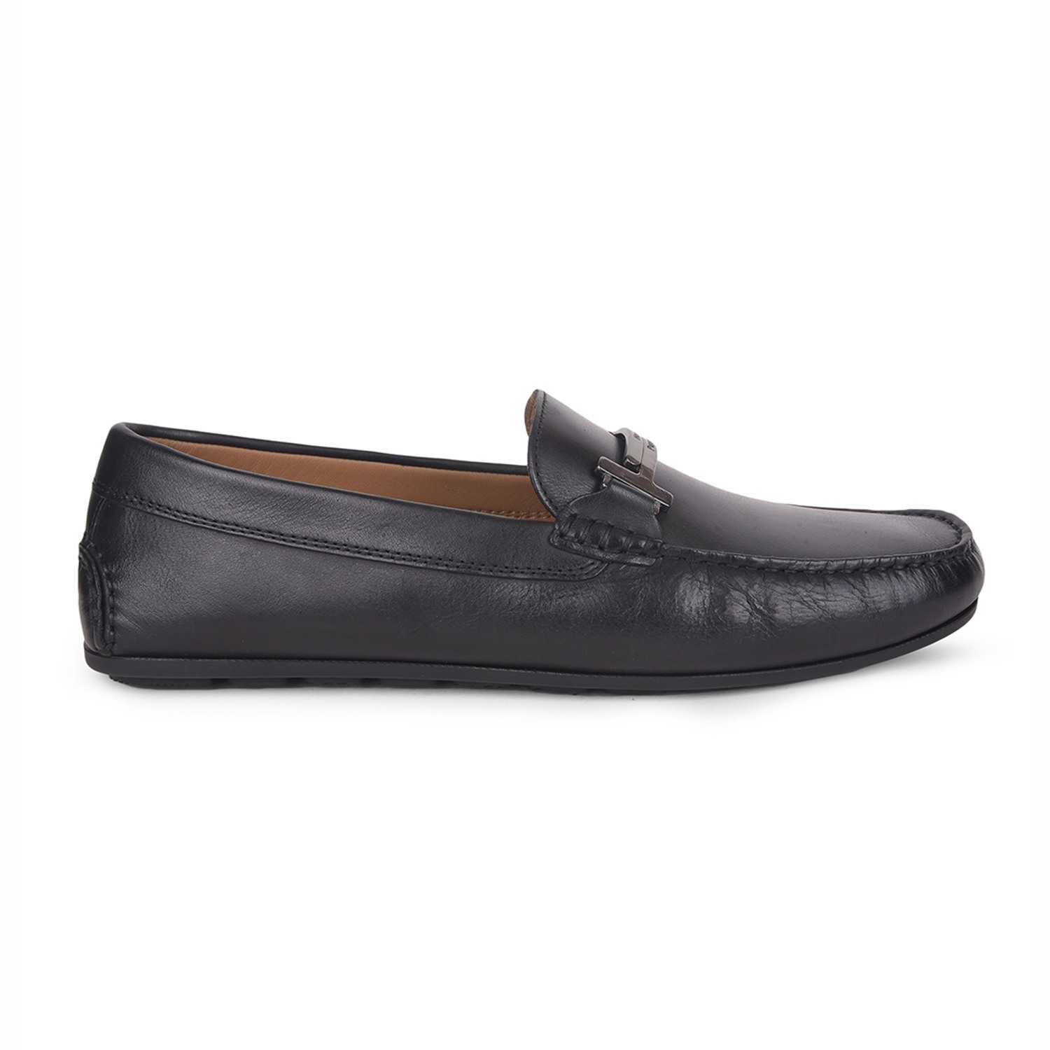 Jackson Trim Black Loafers For Men