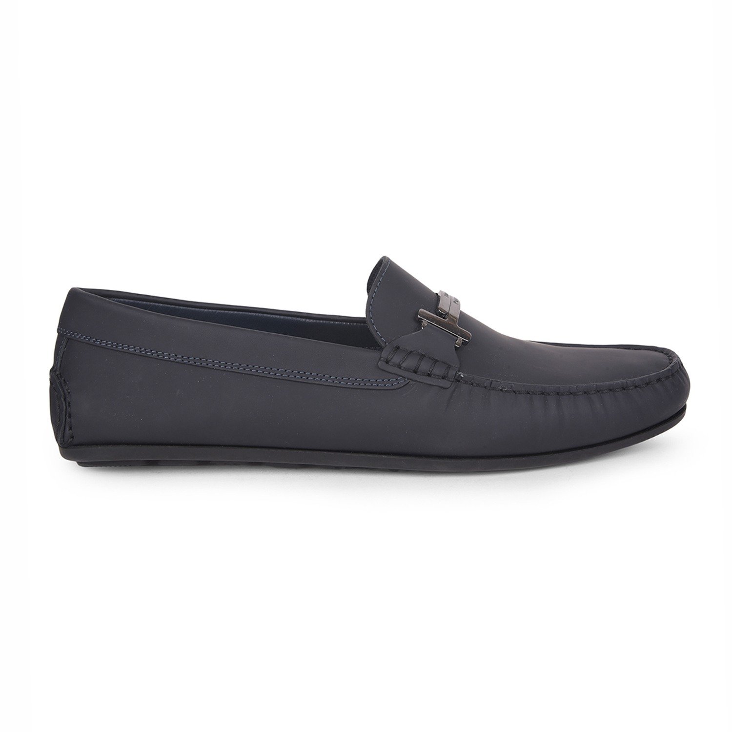 Men Jackson Satin Trim Navy Loafer