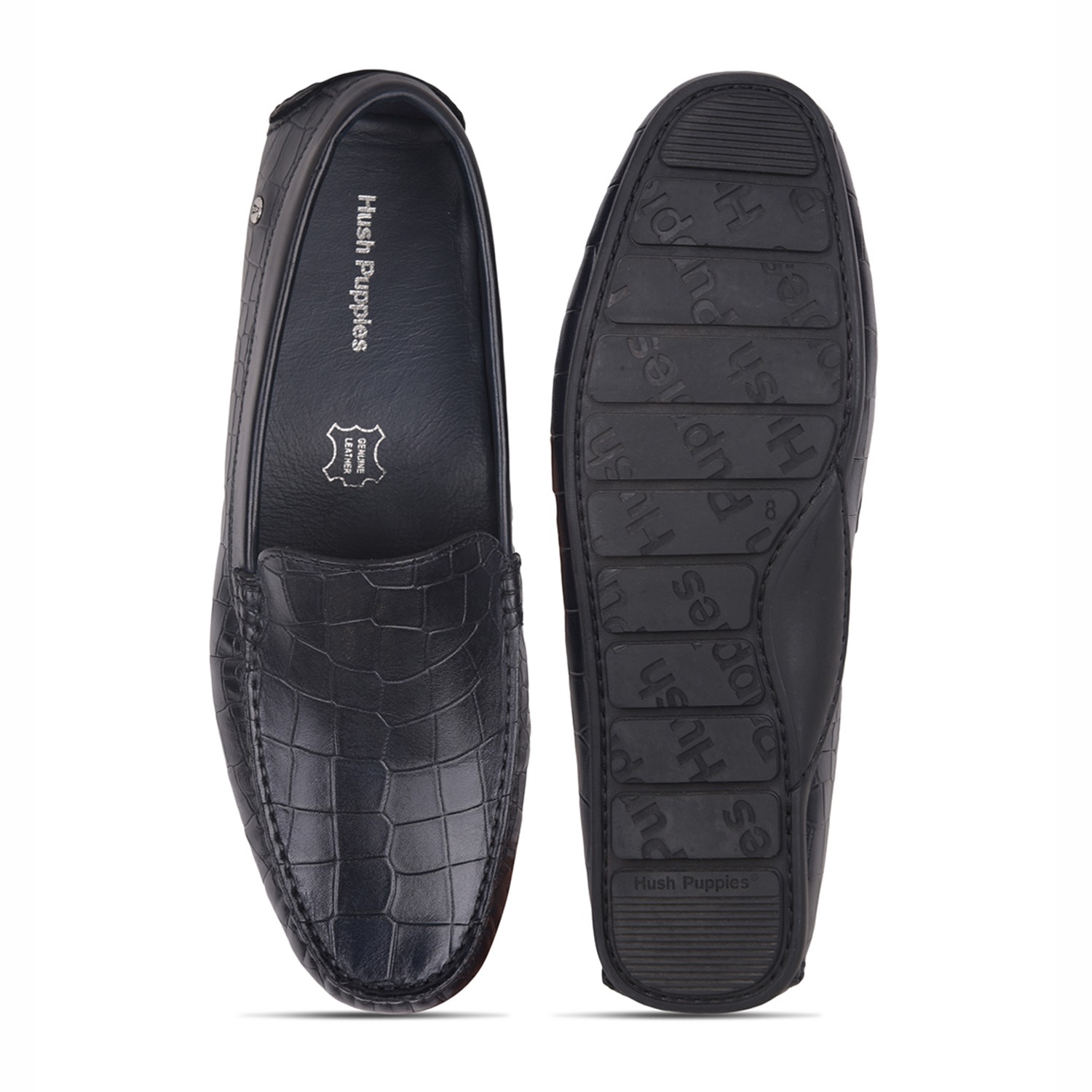 Men Jackson Croco Navy Loafer