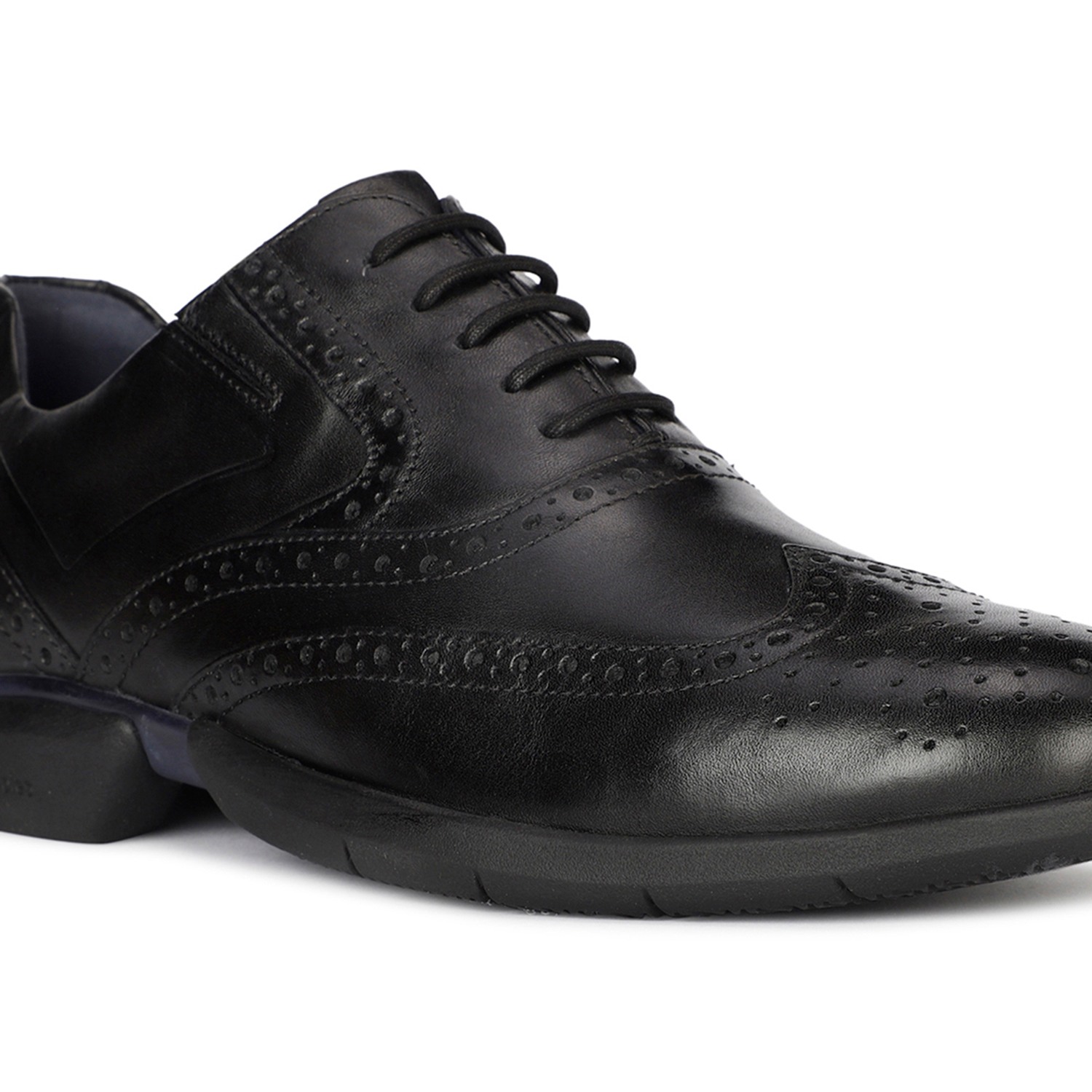Savile Row Oxford Black Formal Shoes For Men
