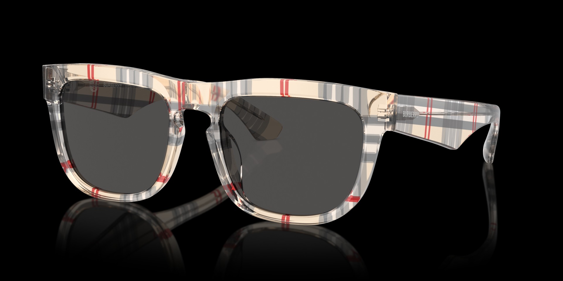 Burberry Light Brown Acetate Man Sunglass