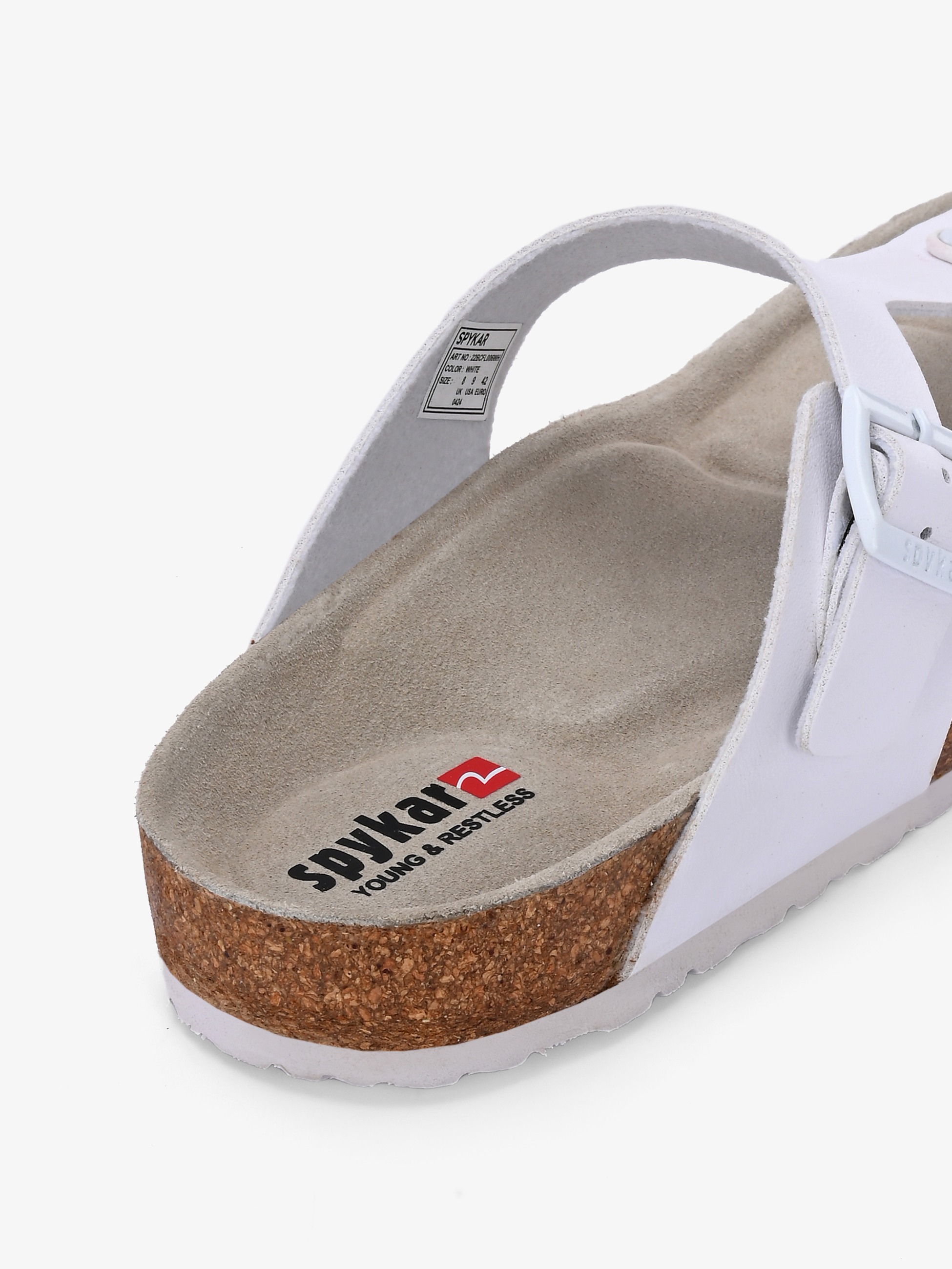 Rovigo Men White Comfort Sandal Spykar
